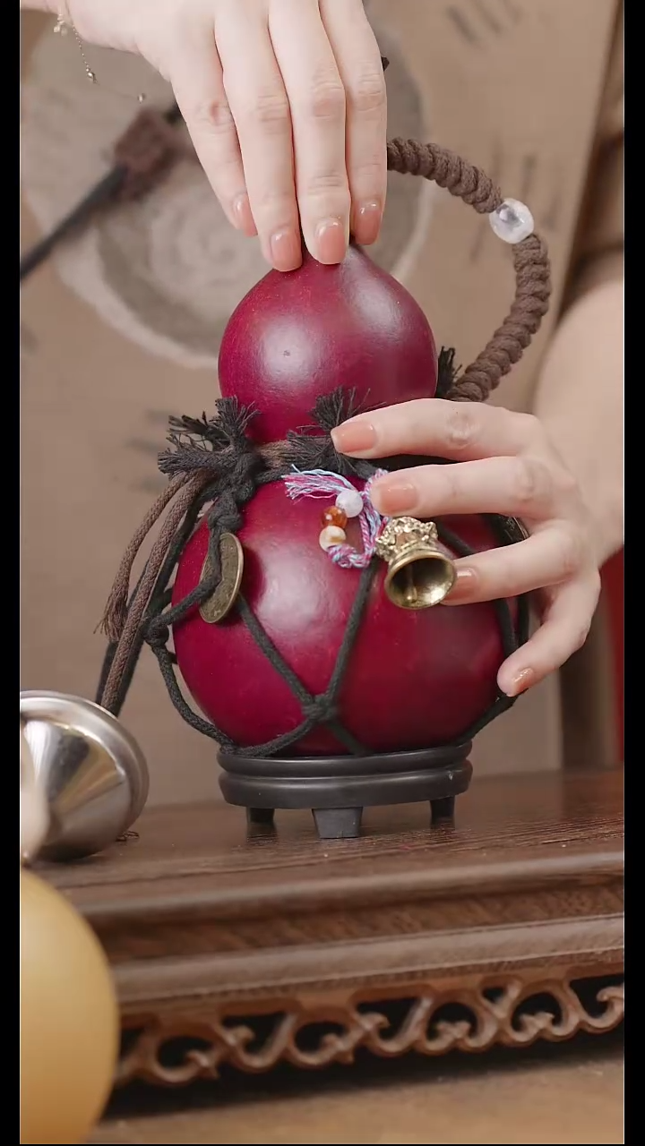 【闪购商品】441号精品天然大漆工艺防渗内胆酒葫芦~