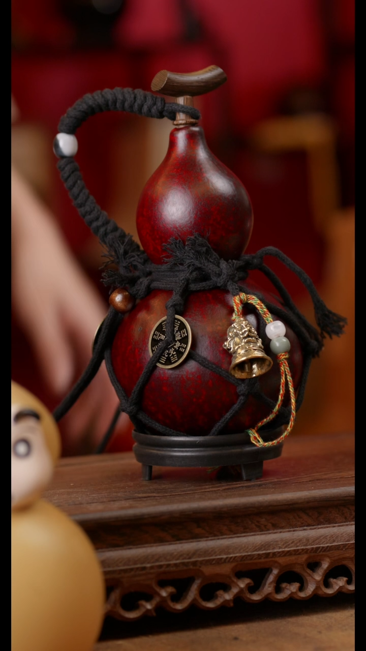 【闪购商品】精品天然大漆工艺防渗内胆酒葫芦~274