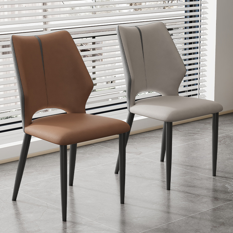 餐椅家用轻奢椅子靠背椅简约现代北欧餐桌椅麻将椅咖啡椅酒店凳子