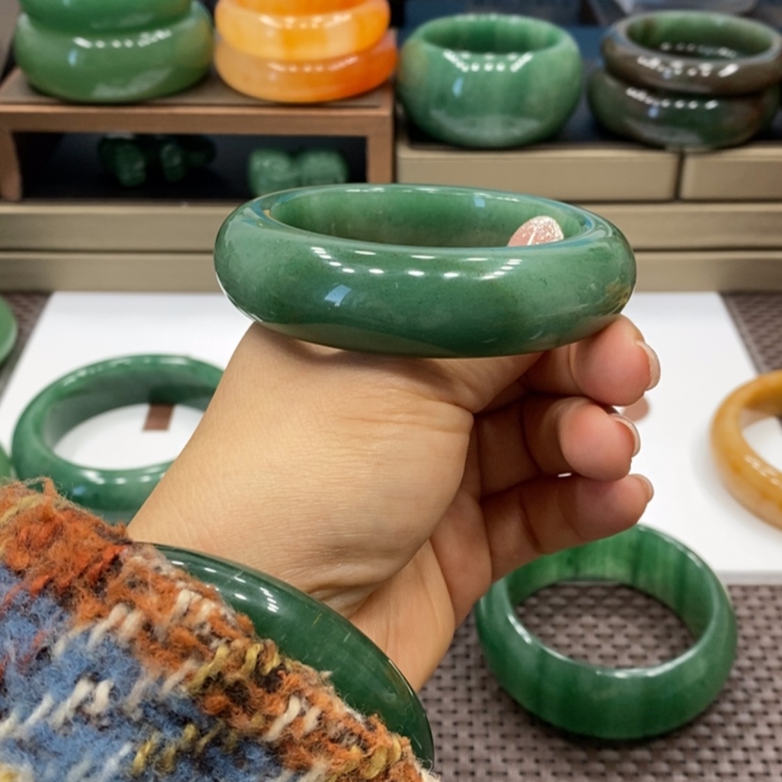 【闪购商品】东陵石手镯合金天**质