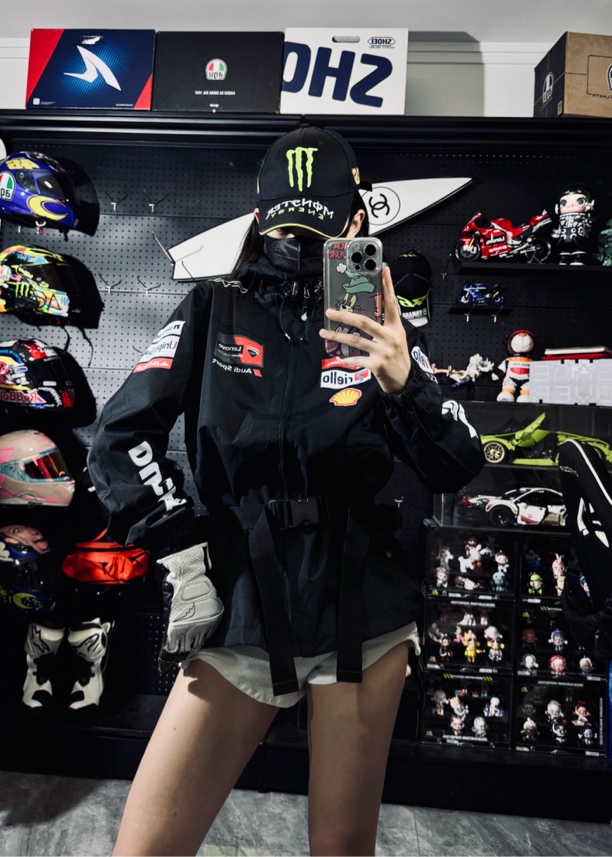 a星四季款机车冲锋衣防风防水外套联名a星冲锋衣