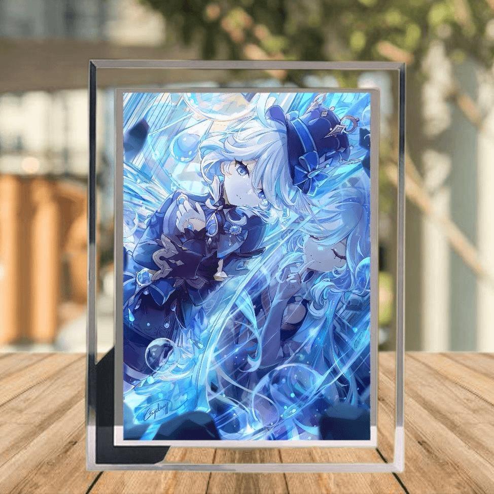 水神芙卡洛斯原神可定制相框客厅卧室摆件芙宁娜景元朋友生日礼物