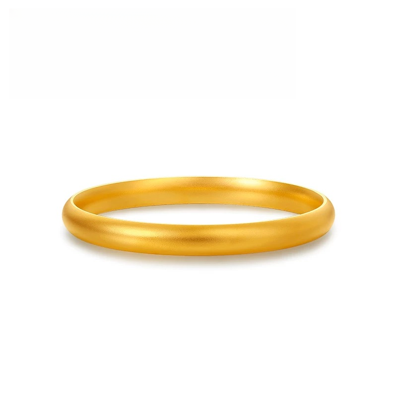 足银手镯 女款时尚复古传承磨砂实心素款简约经典天元泥鳅背手镯