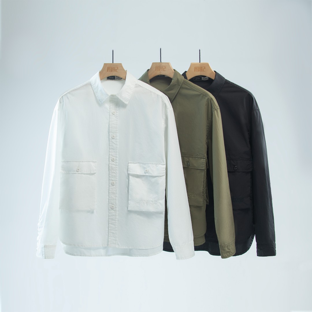 【旧链接】自然舒适 水洗质感 全棉亲肤长袖百搭衬衣 男 5008