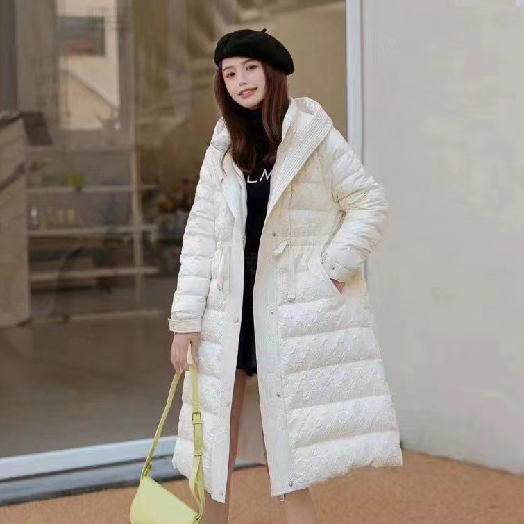 【早春穿搭】修身款时尚休闲女士连帽中长款上衣LH849  衣长96cm