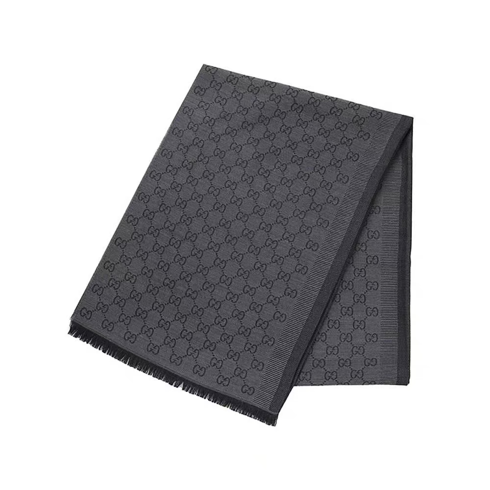 全新未使用 GUCCI/古驰 羊毛 绒线丝巾男女同款【洁】