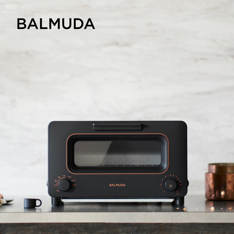 BALMUDA巴慕达日本蒸汽电烤箱小型家用多功能8L烘培控温K05D