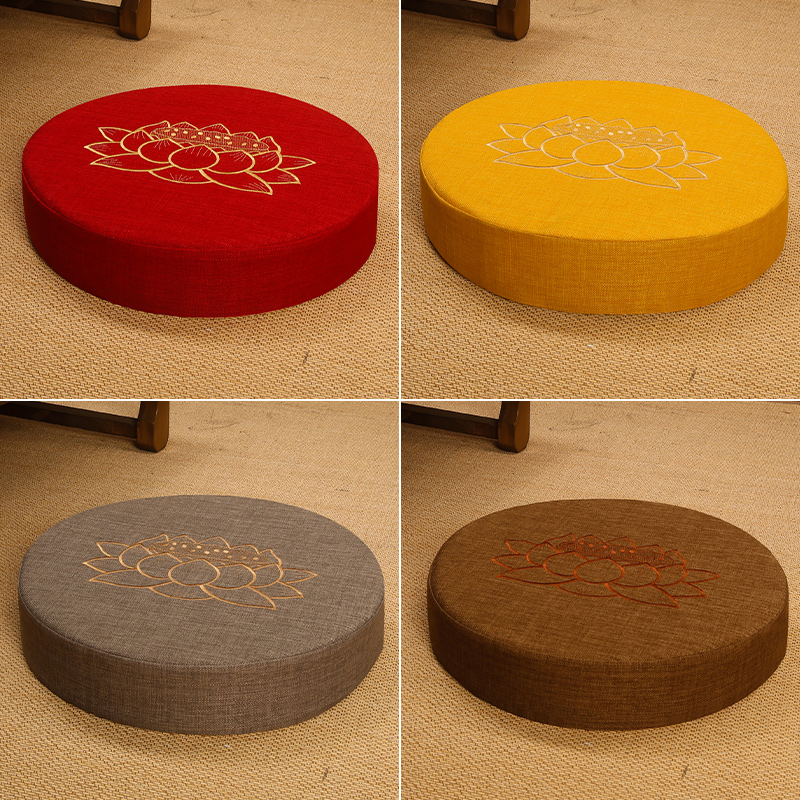 蒲团垫跪拜垫打坐禅修垫冥想垫家用四季通用大礼拜垫圆形地垫加厚