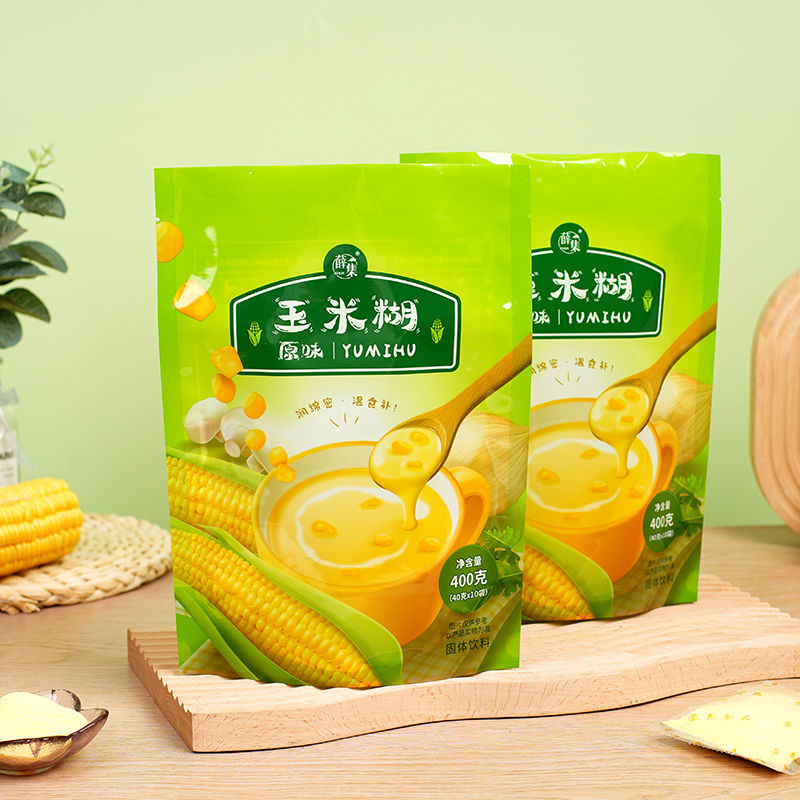 大别山原味玉米糊玉米味速食粥粗粮营养早餐熟粉即食冲饮代餐粉
