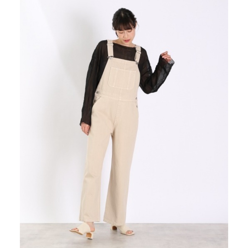 【强哥外贸】 L 春季新款 休闲时尚宽松显瘦直筒牛仔背带裤