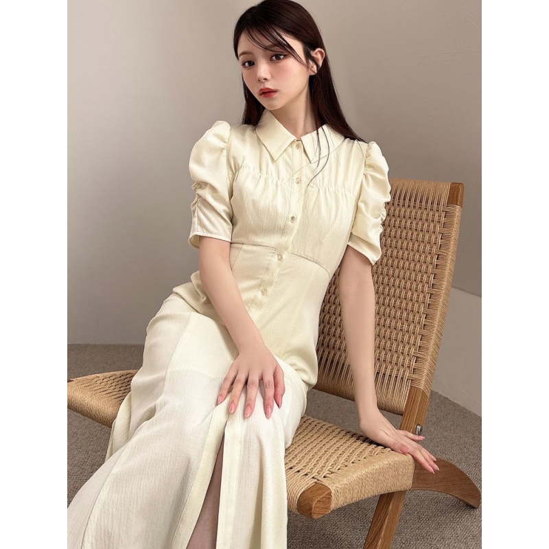 【强哥外贸】 杂志人气款 R 显瘦修身气质优雅鱼尾连衣裙女