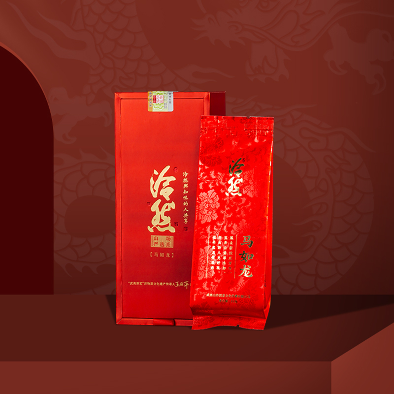 泠然大红袍马如龙武夷岩茶乌龙茶