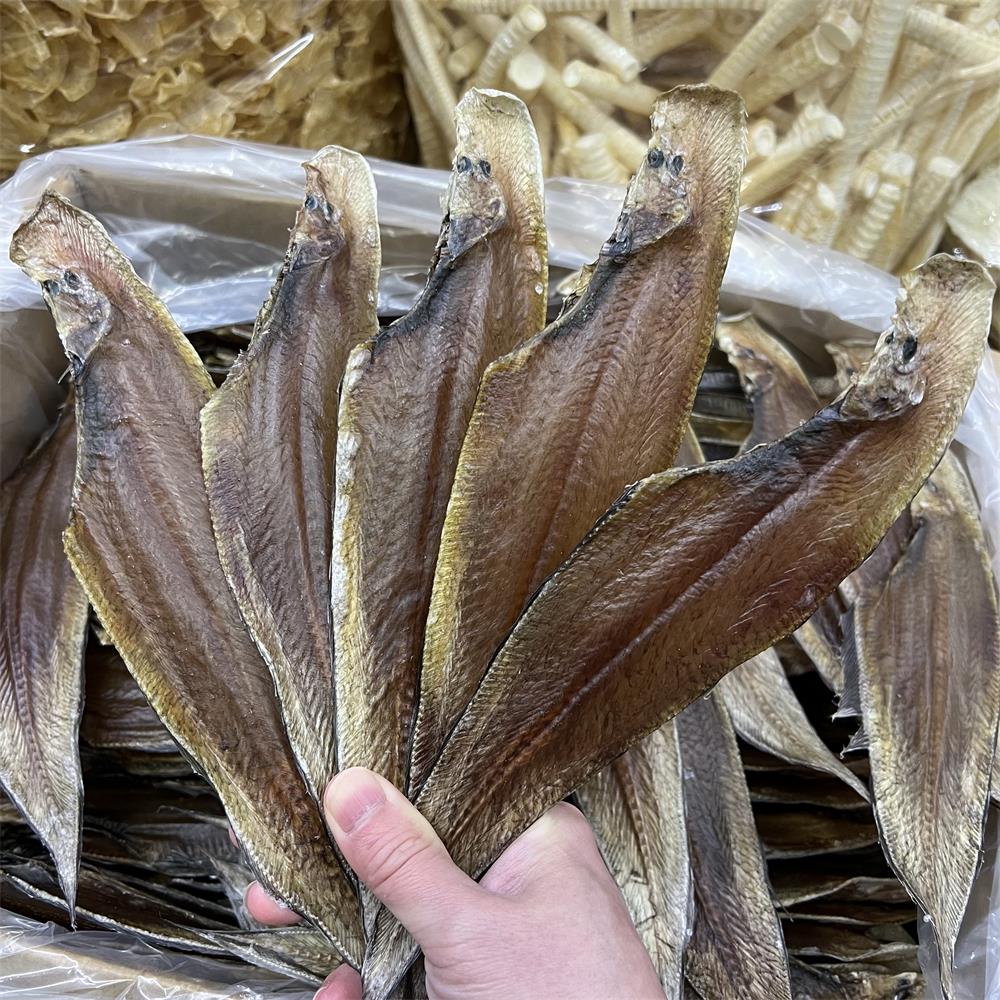 龙利鱼干子板鱼舌头鱼踏板鱼渔民自晒淡干海鲜干货清蒸爆炒500g