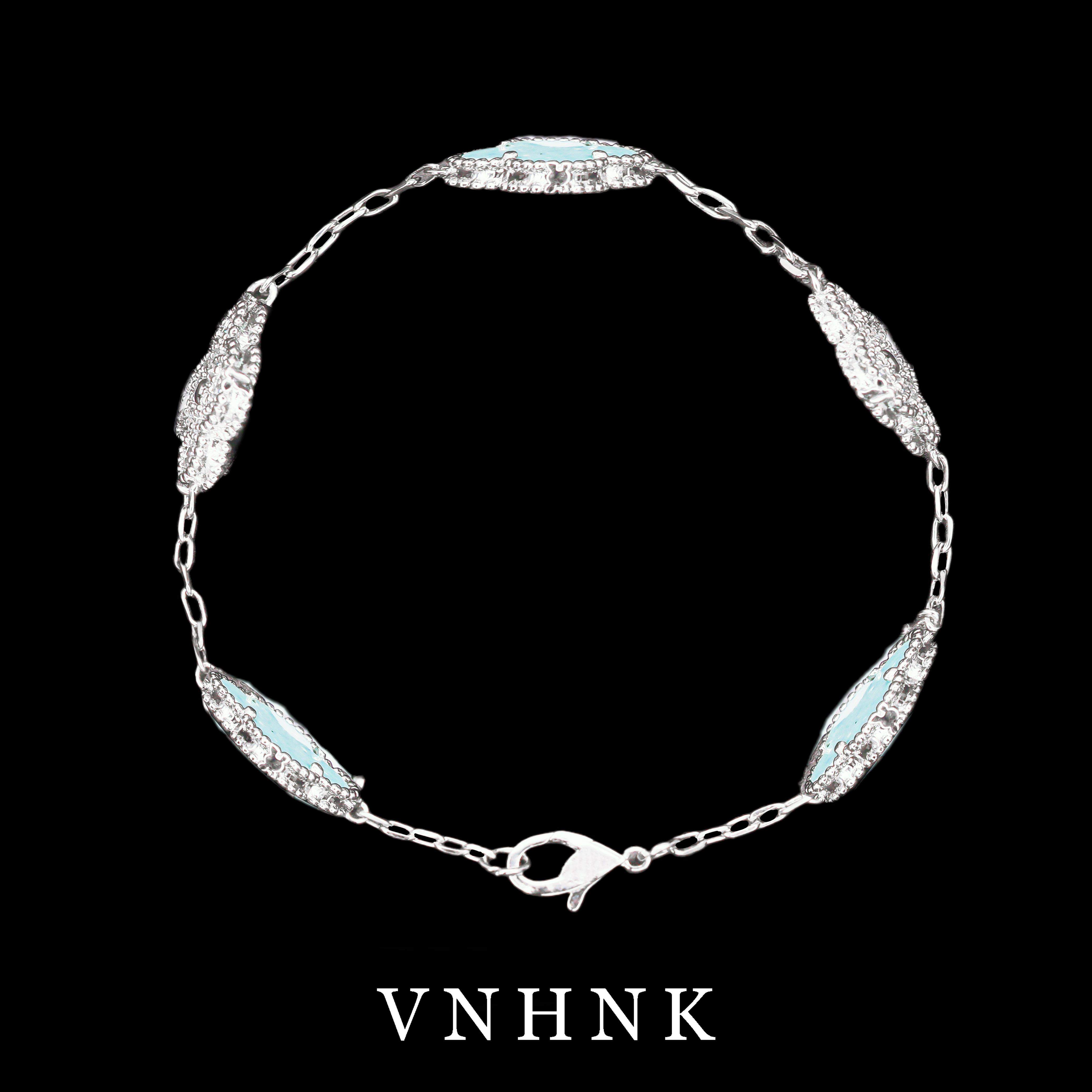 925银合成锆石手链 美可儿  T860  银色（20cm）时尚气质百搭手链