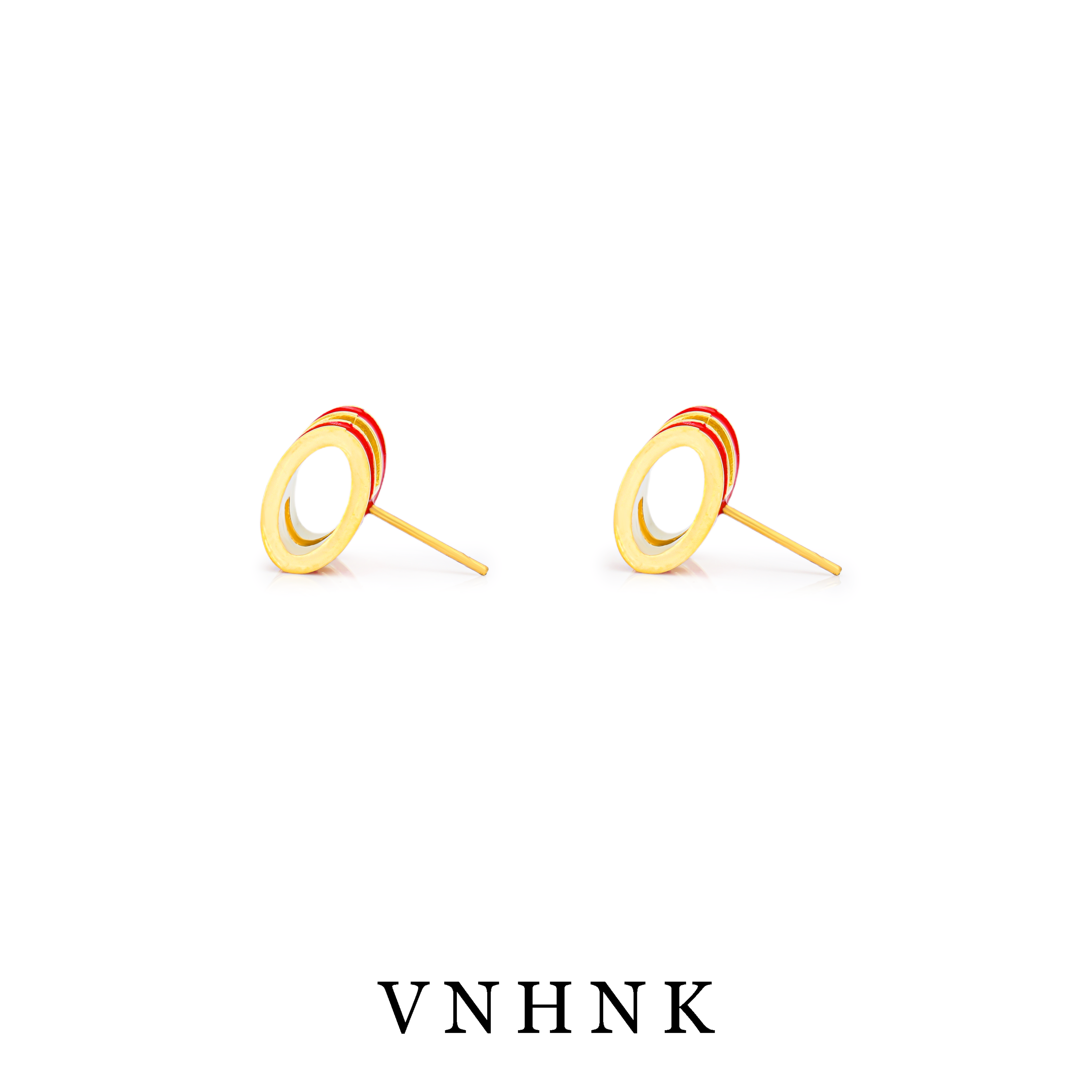 钛钢耳饰 美可儿   F187   红色时尚气质耳环