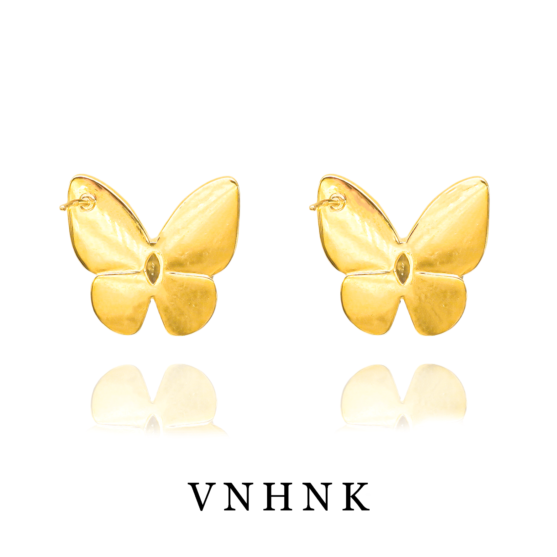 铜合金贝壳耳饰 美可儿   H485   白色时尚小众百搭耳环