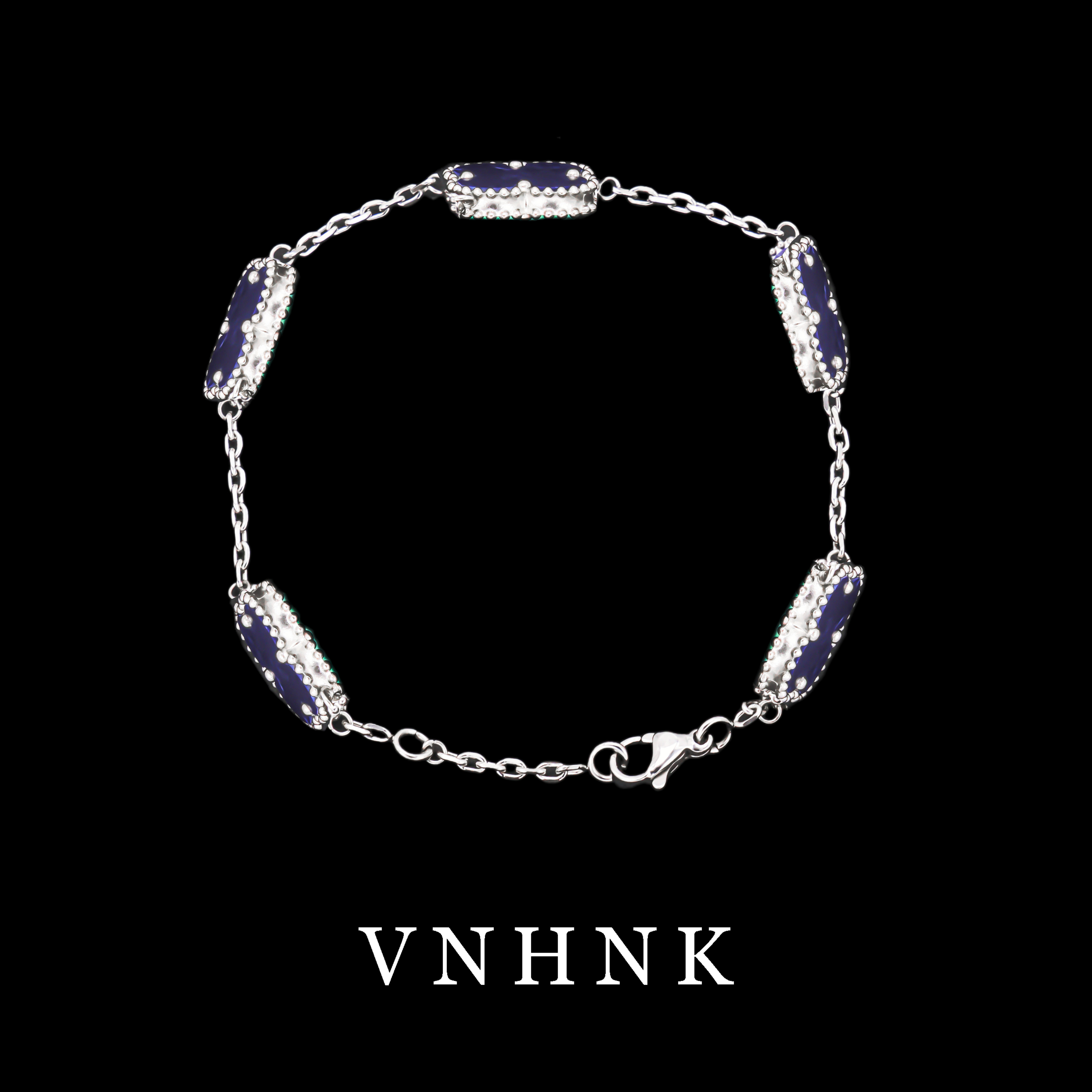 不锈钢手链 美可儿   C72   蓝色(20cm)时尚气质百搭手链