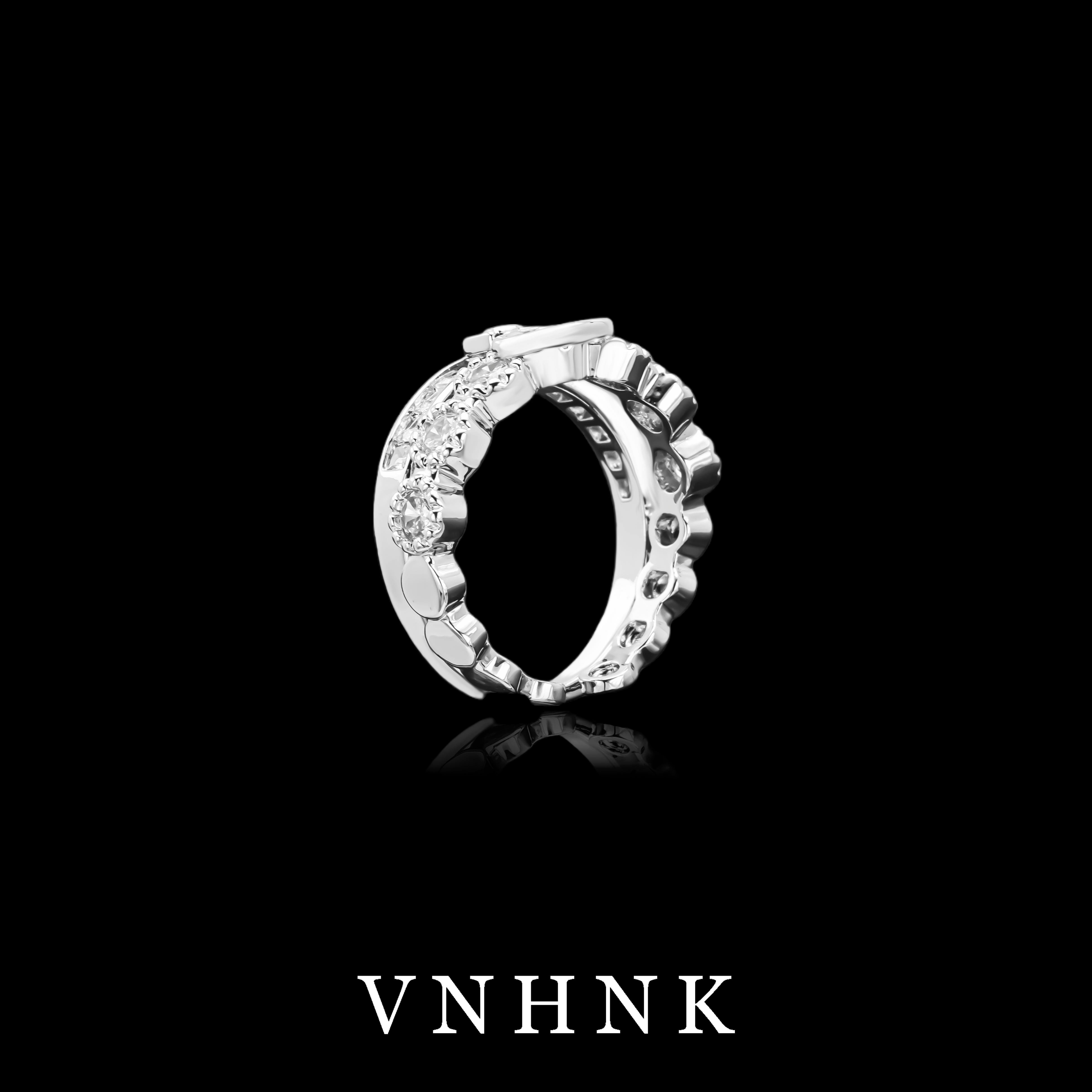 铜合金合成锆石戒指 美可儿  E275    银色时尚气质戒指