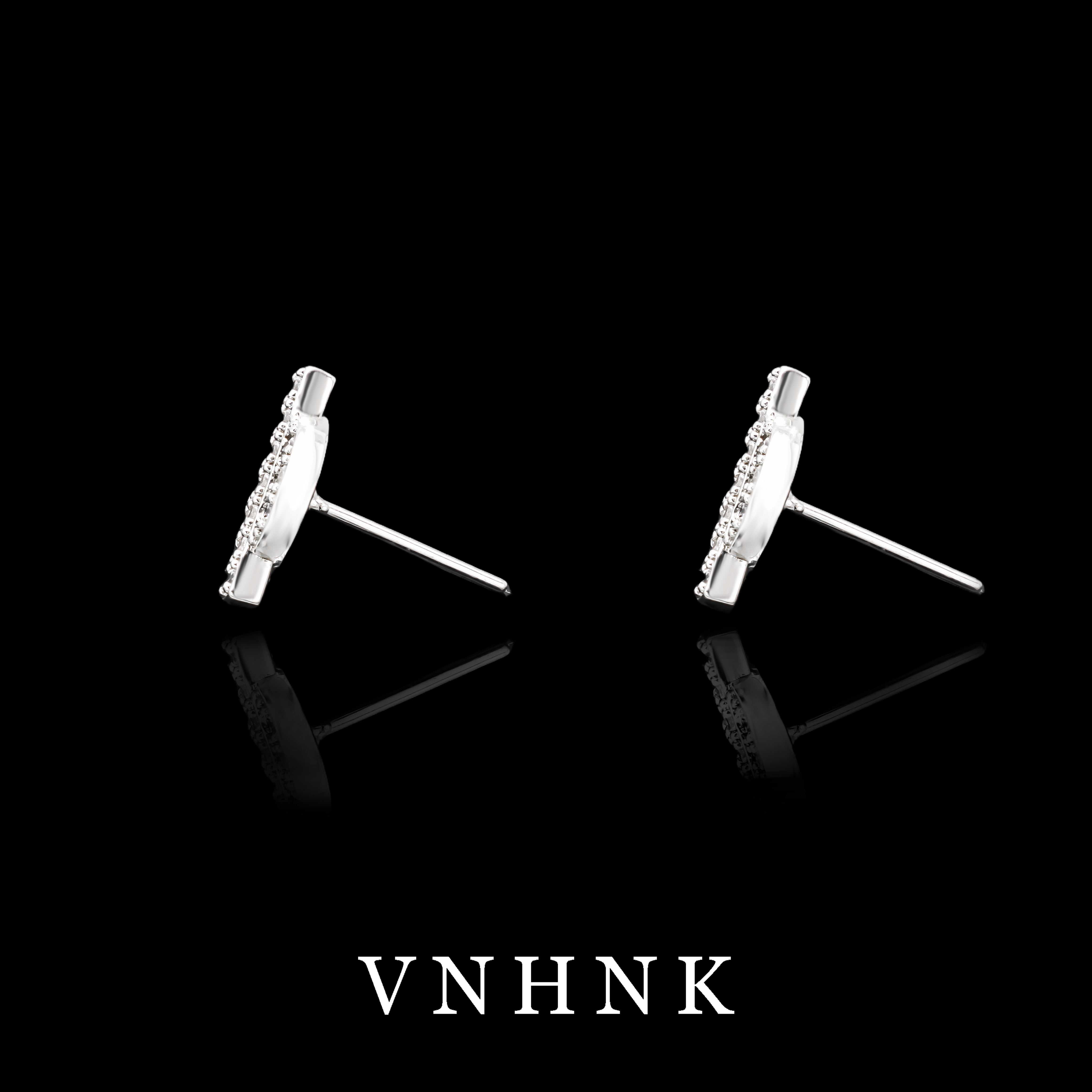 铜合金合成锆石耳饰 美可儿   M43   银色时尚气质耳环