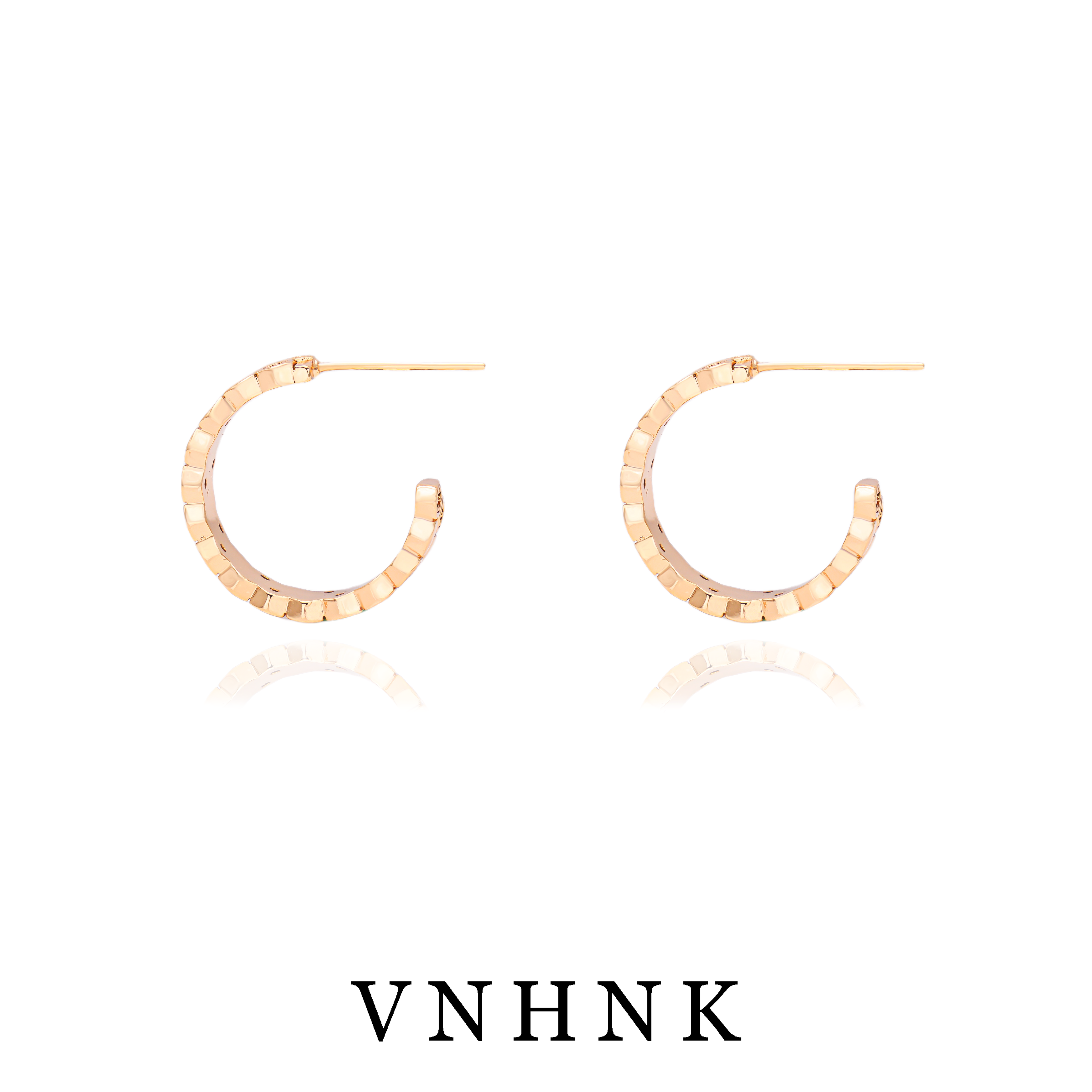 铜合金合成锆石耳饰 美可儿   YS719   玫瑰色小众百搭耳环