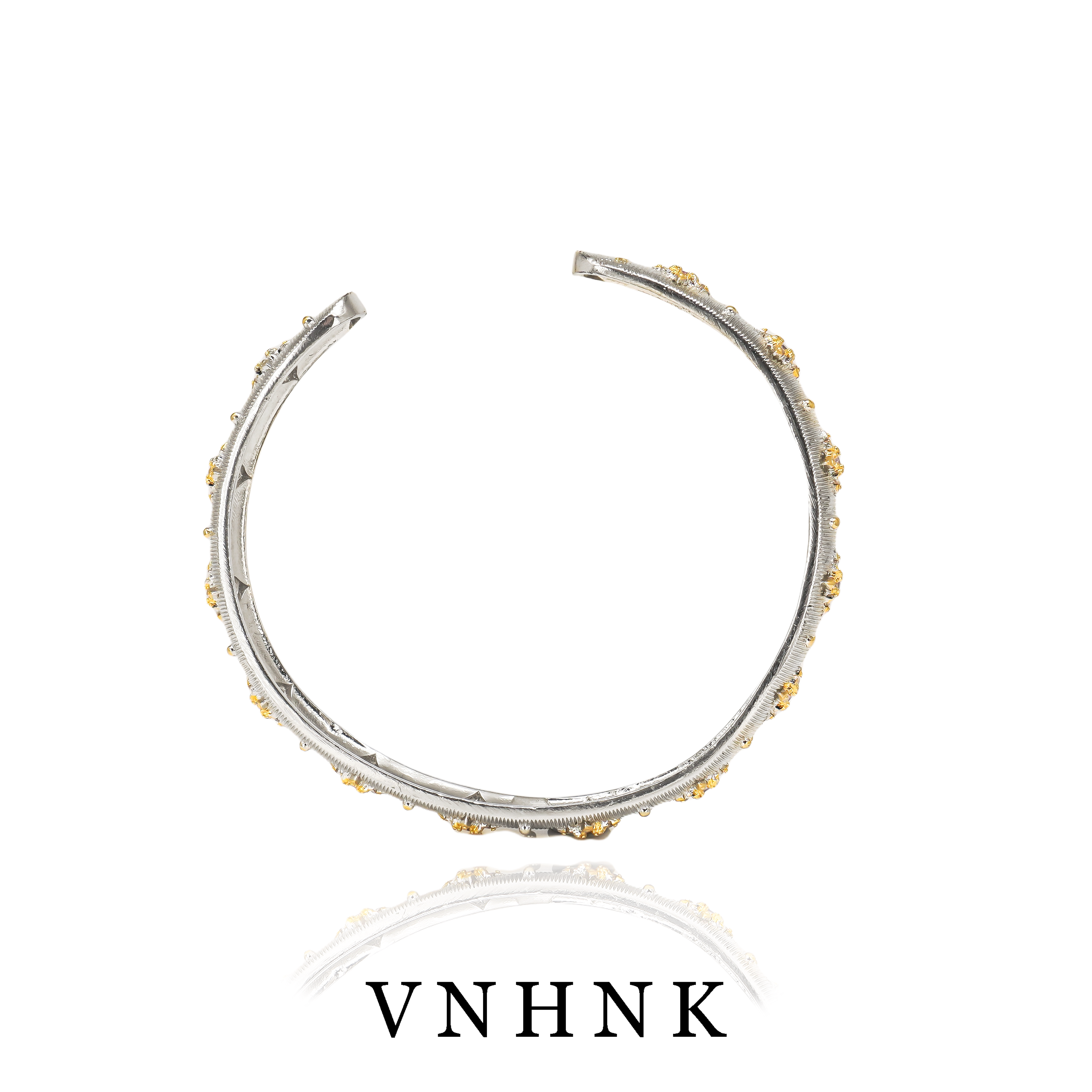 铜合金手镯 美可儿   B161    银色气质手镯