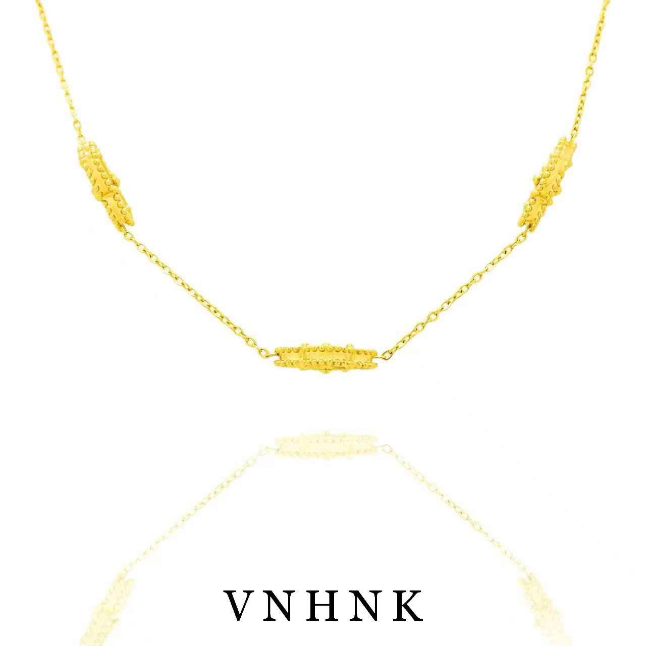 钛钢项链 美可儿   C175   金色时尚经典百搭项链