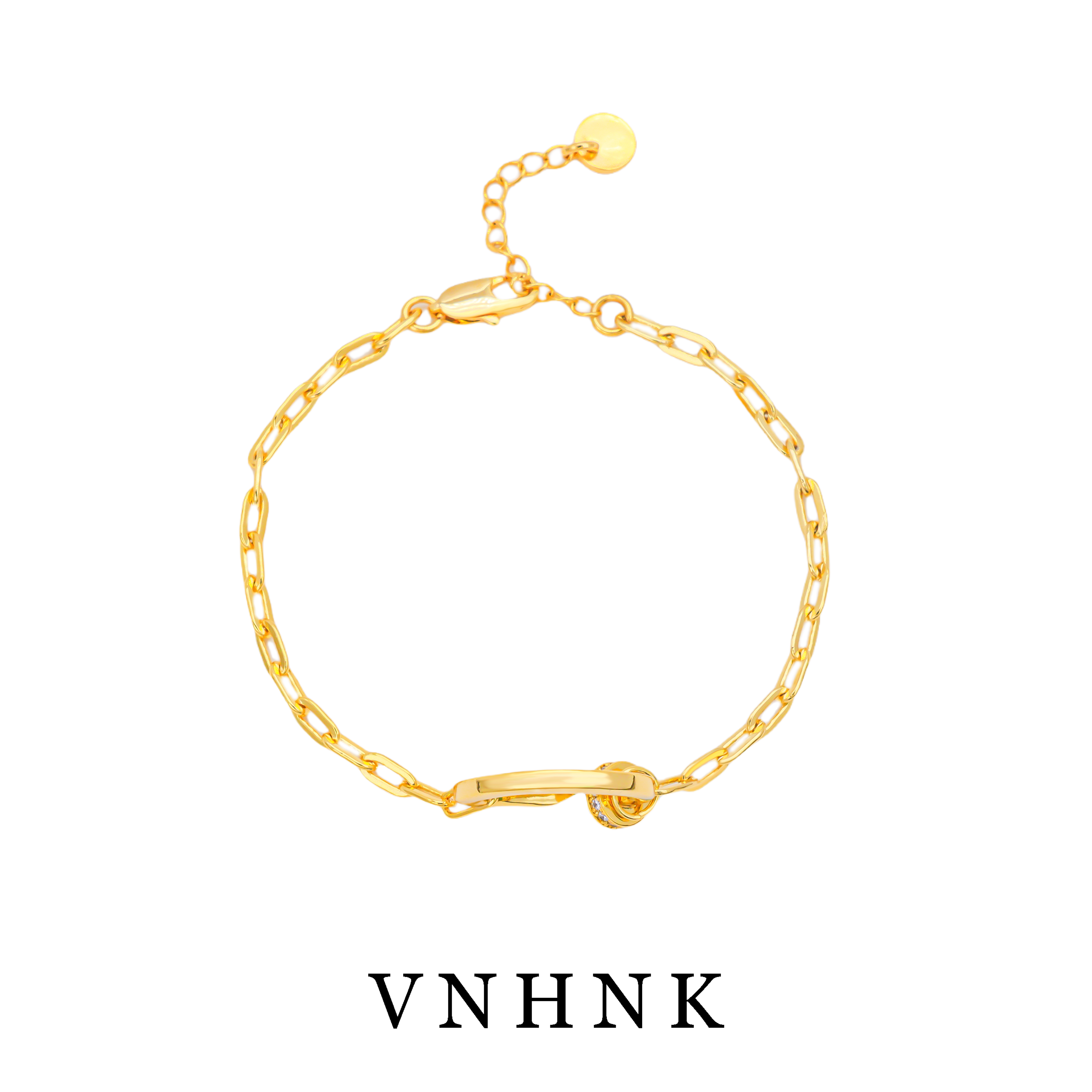 铜合金合成锆石手链 美可儿  YS692   金色（20cm) 时尚手链