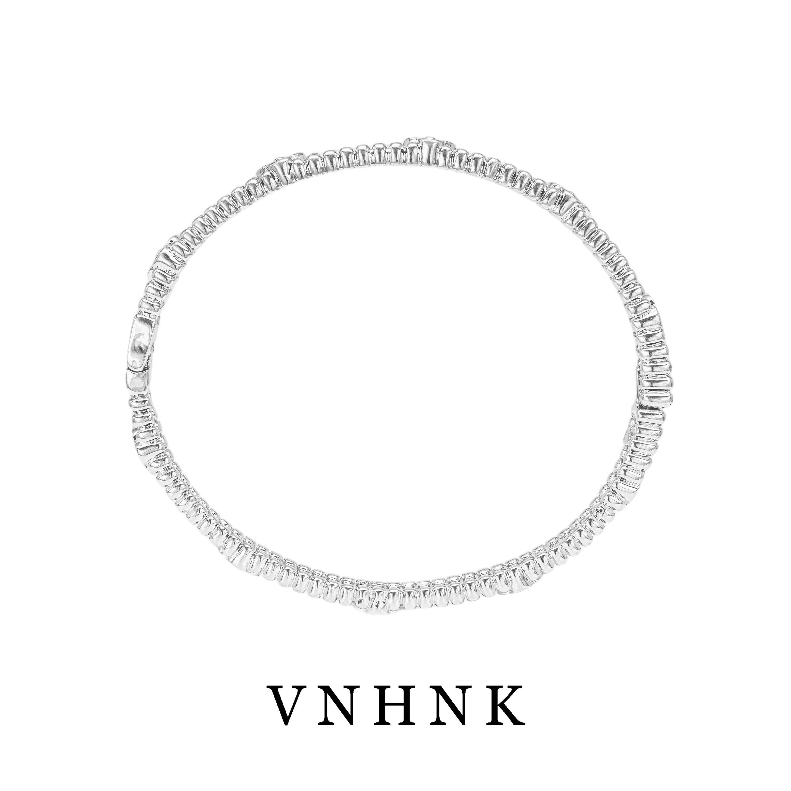 铜合金手镯 美可儿   M632   银色气质时尚百搭手镯