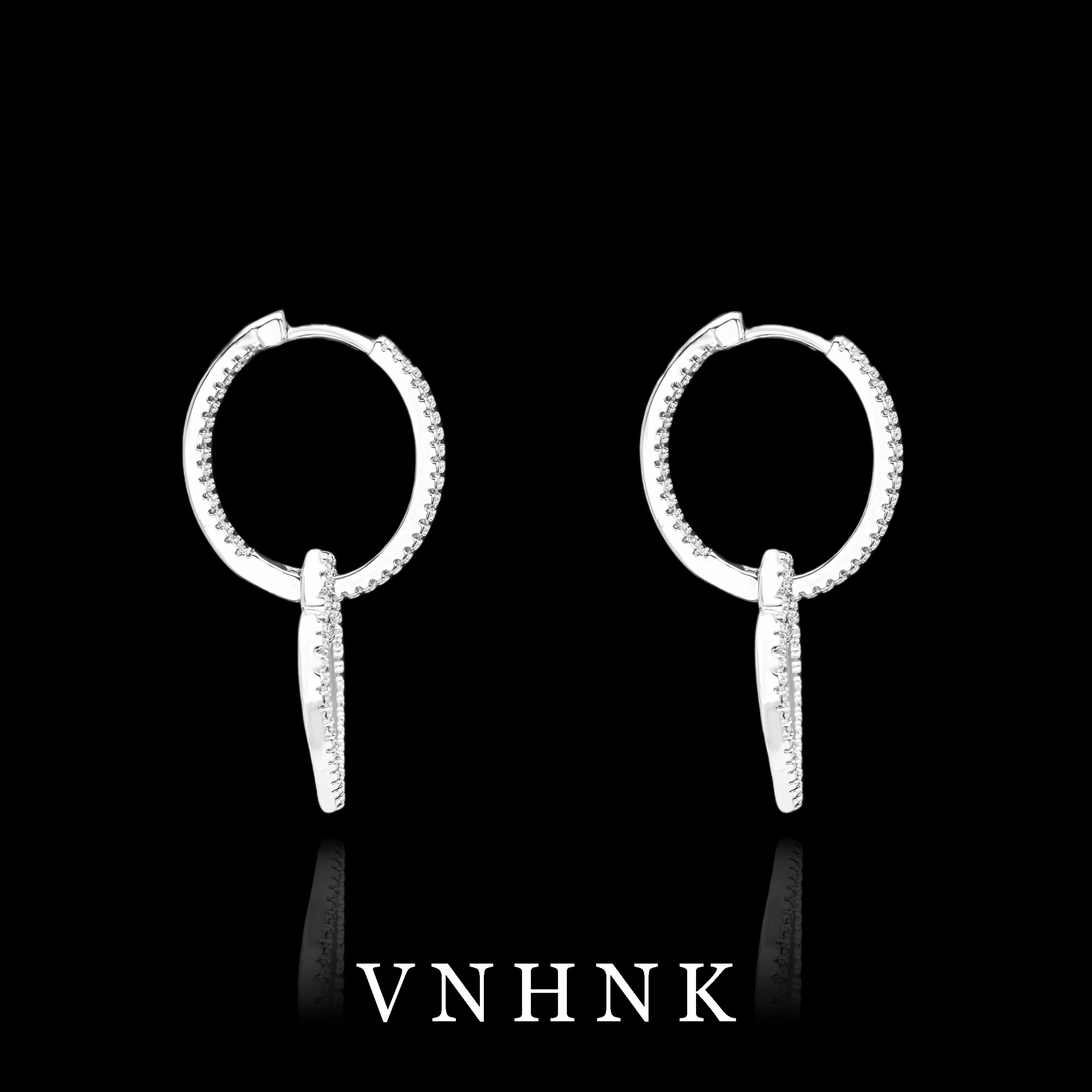 铜合金贝壳耳饰 美可儿   C433   银色时尚百搭耳环