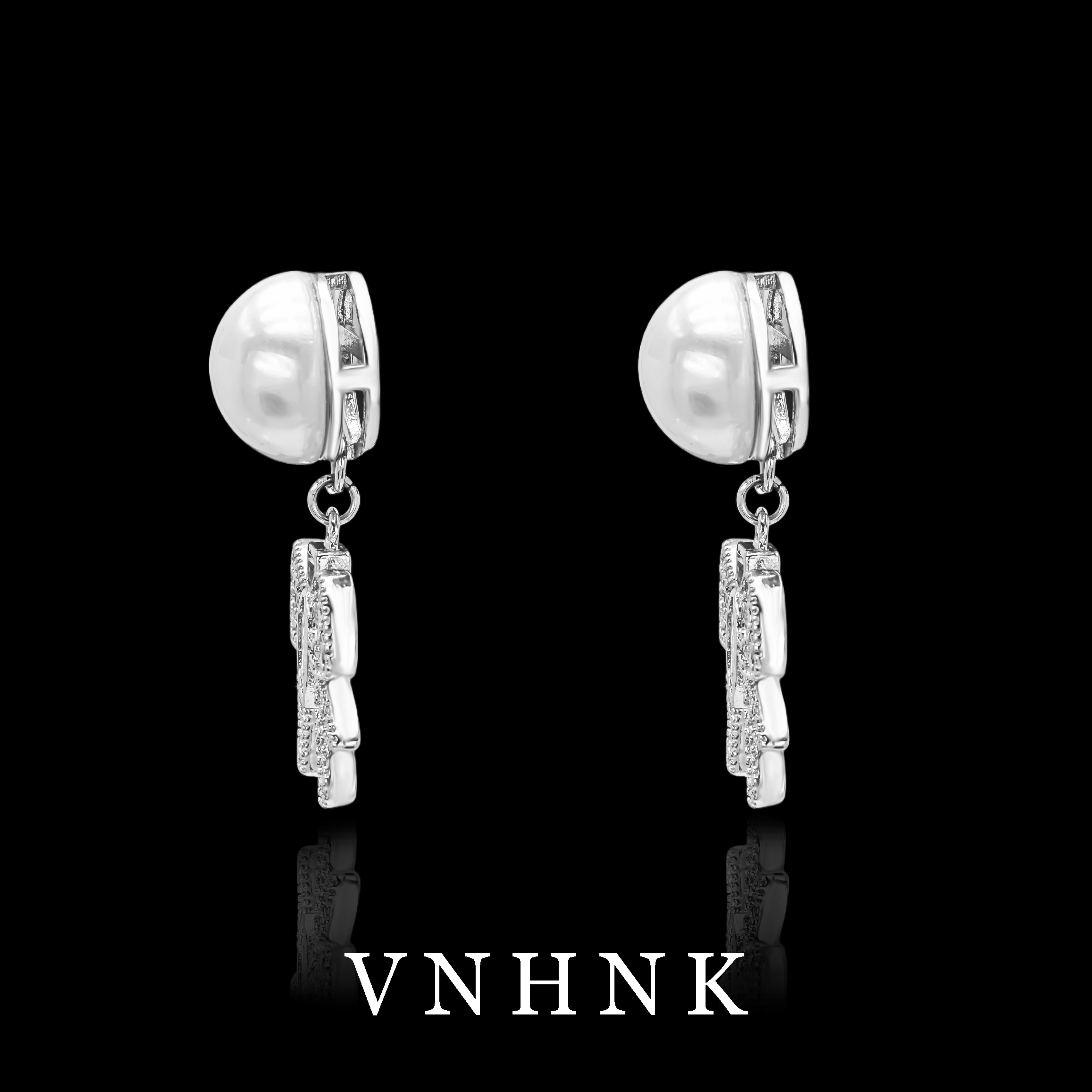 铜合金合成锆石耳饰 美可儿   B95   银色（12mm）小众百搭耳环