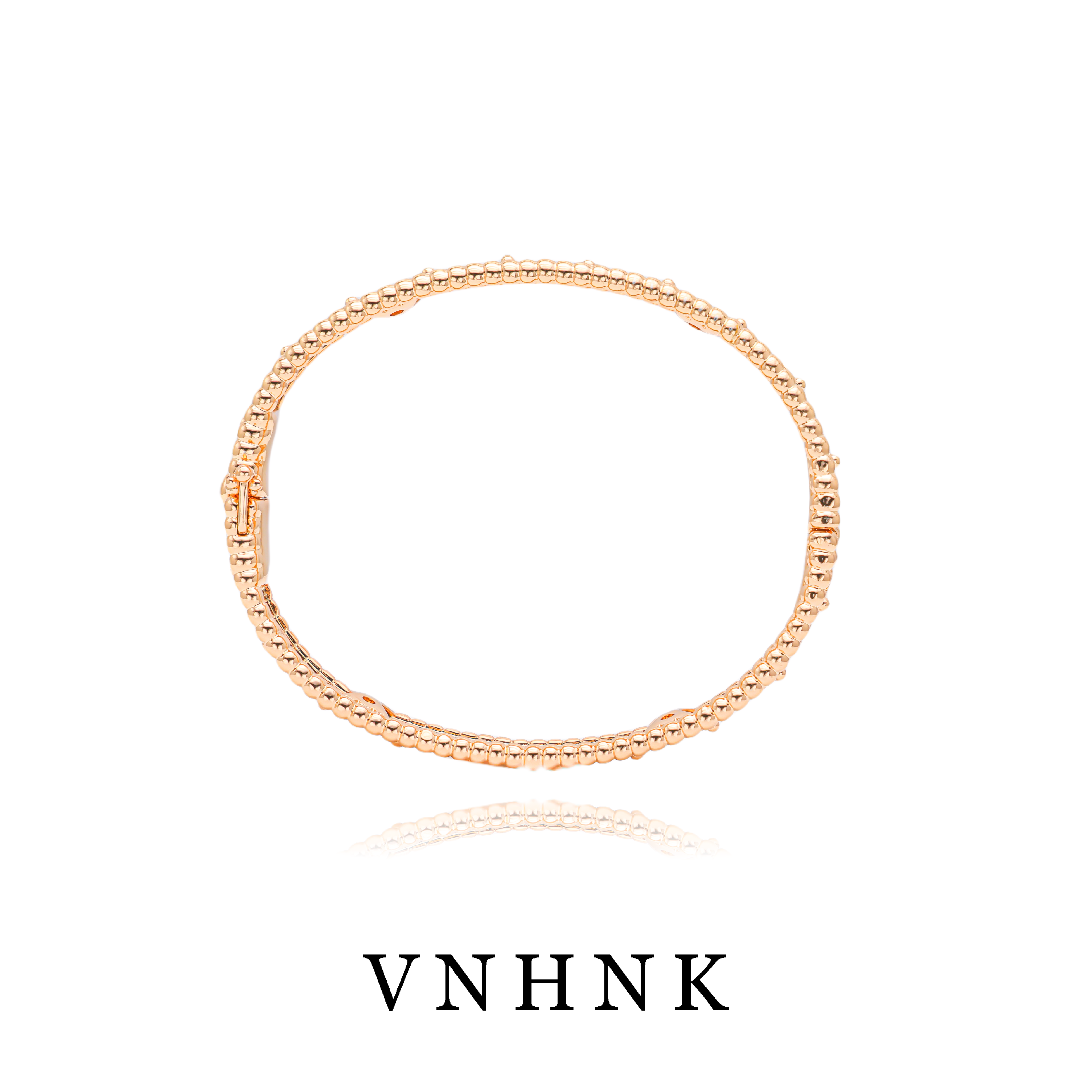 铜合金合成锆石手镯 美可儿   C694 玫瑰色(54×46mm)气质时尚手镯