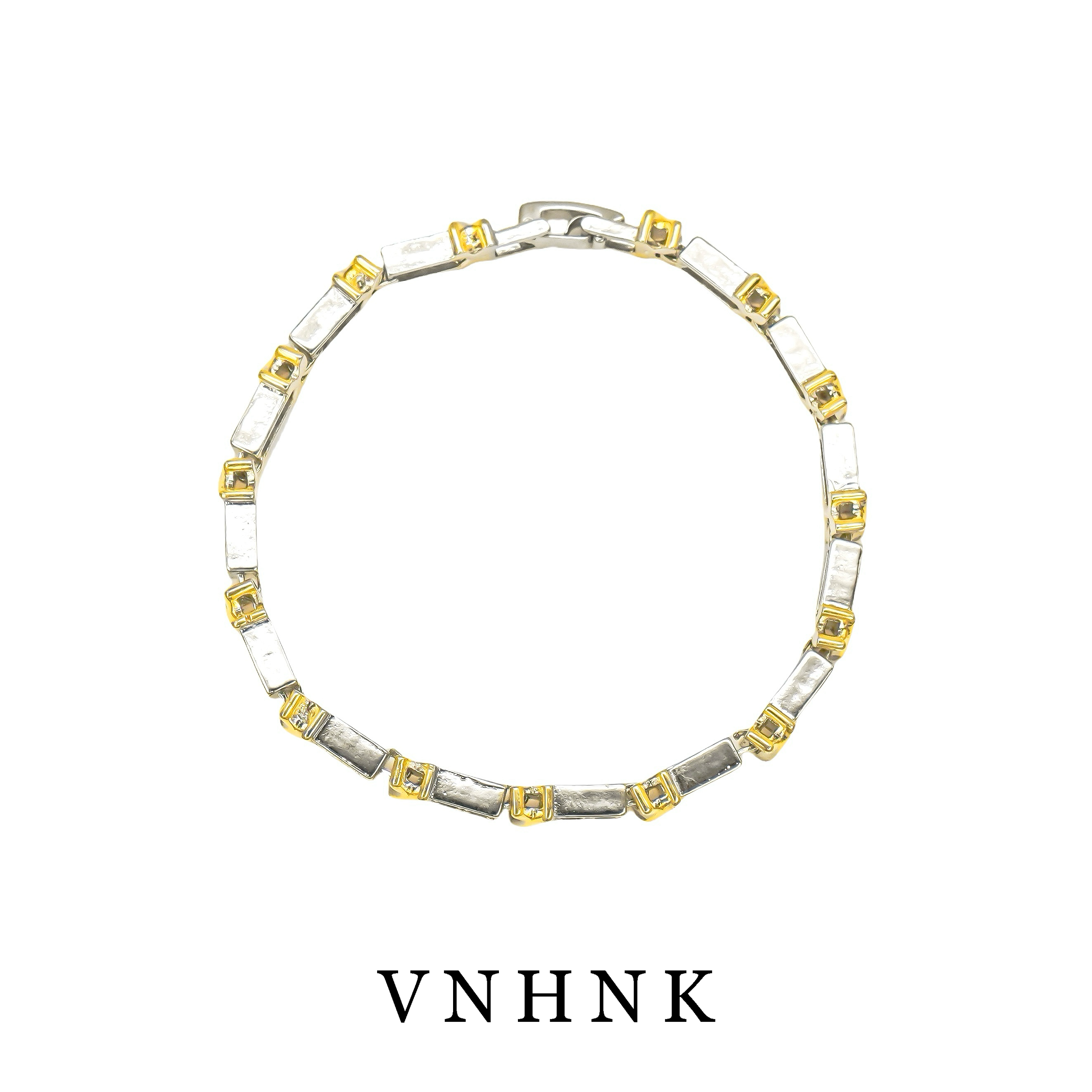 铜合金合成锆石手镯 美可儿   C504   银色(20cm)时尚百搭手镯