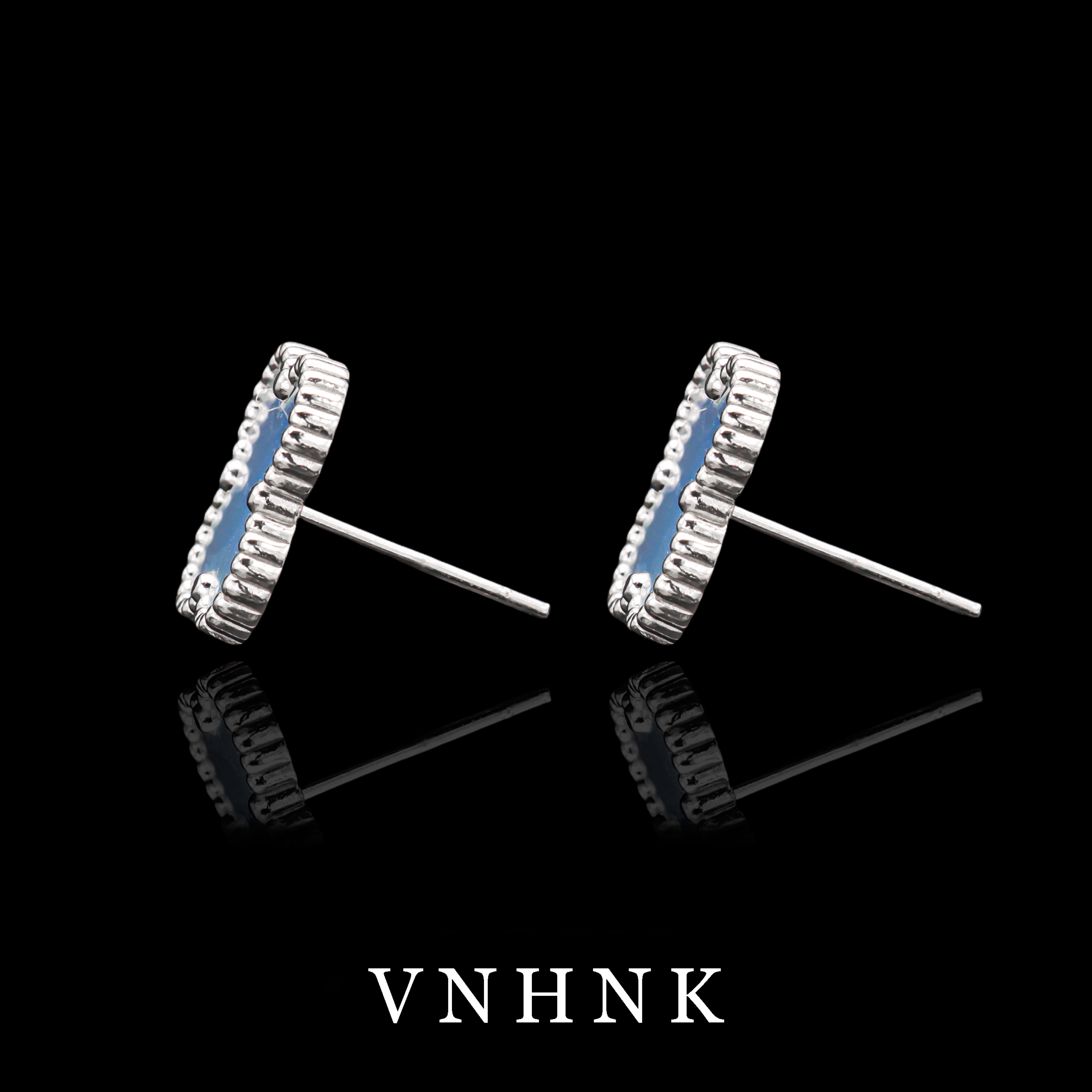 不锈钢贝壳耳饰 美可儿   G609   银色小众百搭耳环