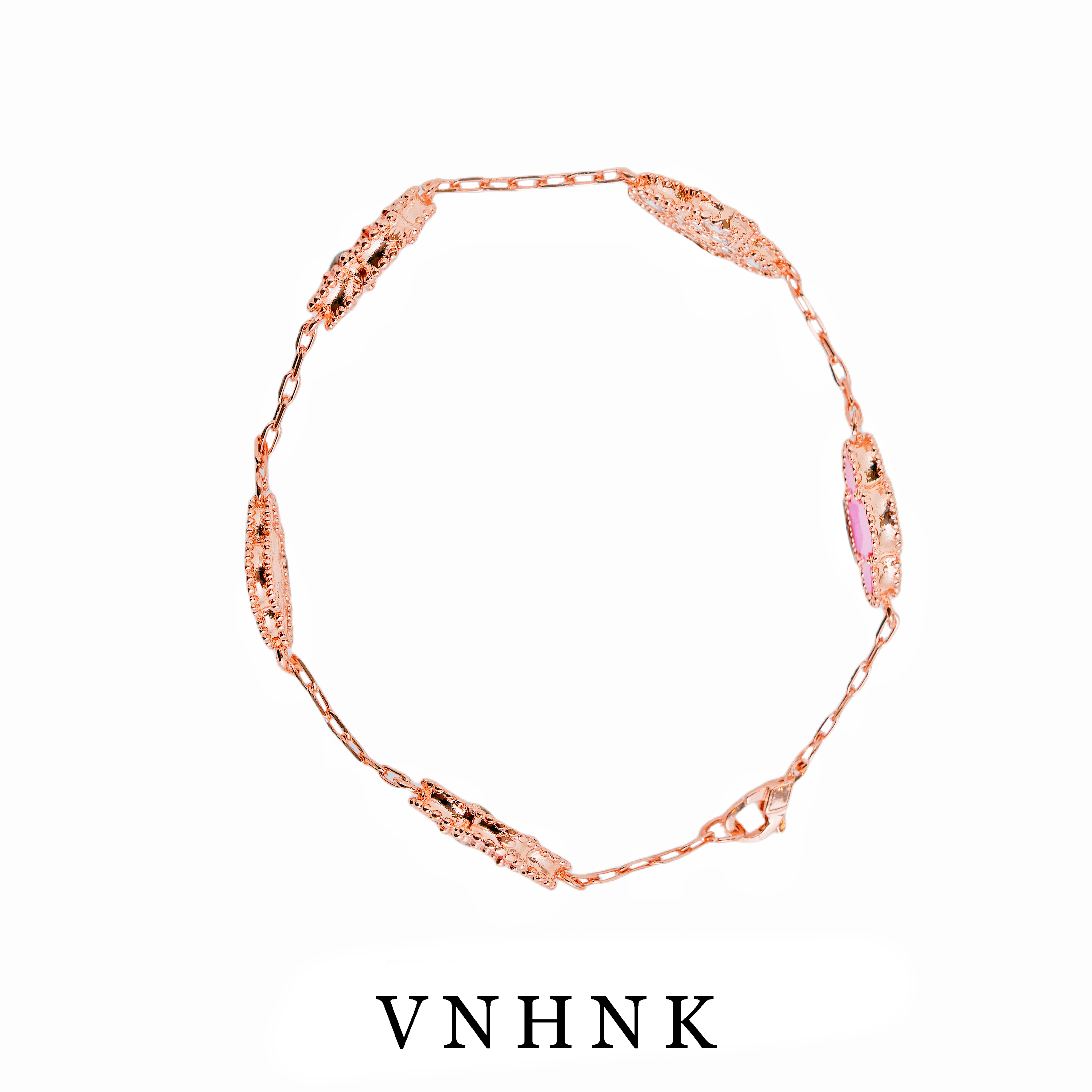 铜合金贝壳手链 美可儿   B658   玫瑰色时尚气质百搭手链