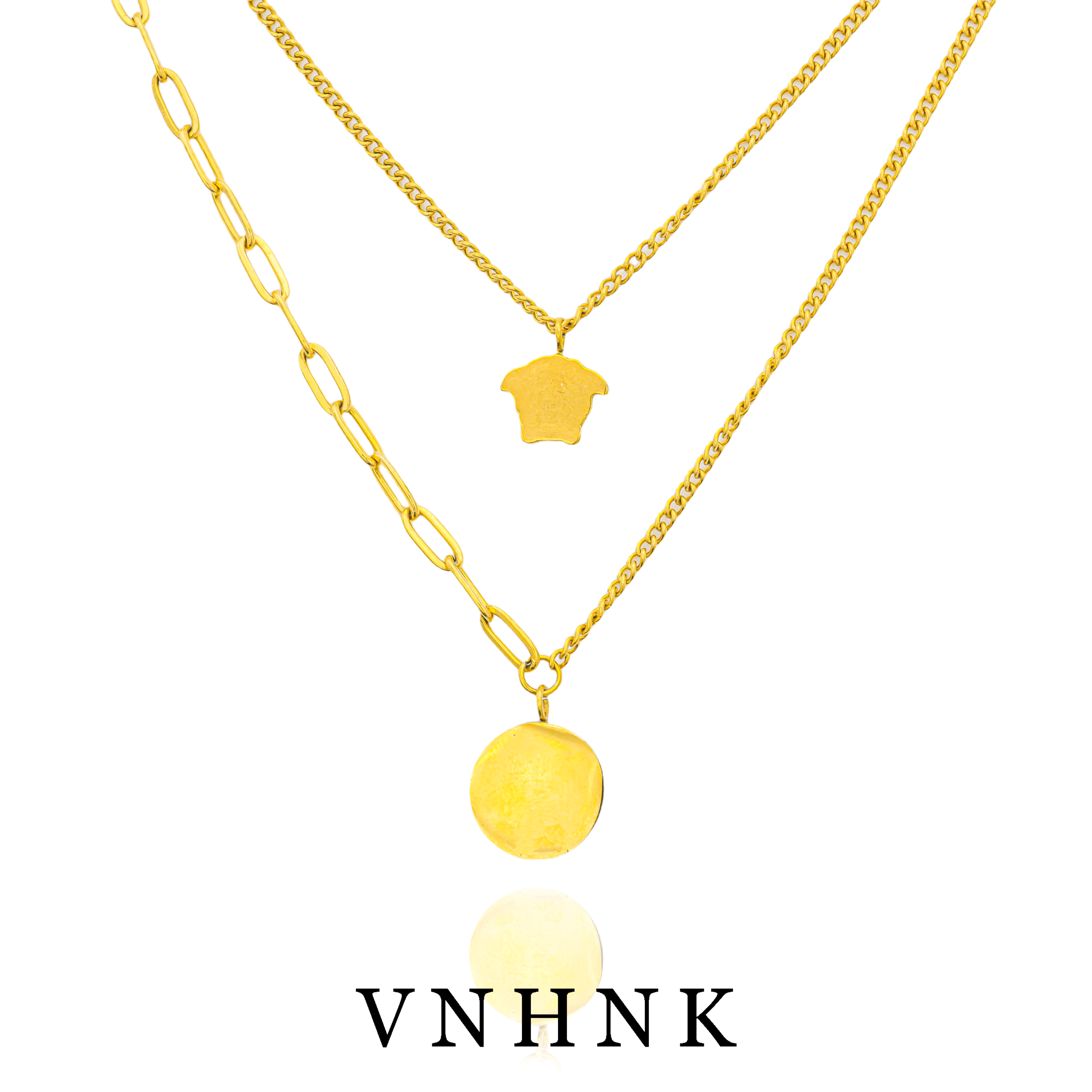 钛钢项链 美可儿   D47   金色(44cm)时尚气质项链