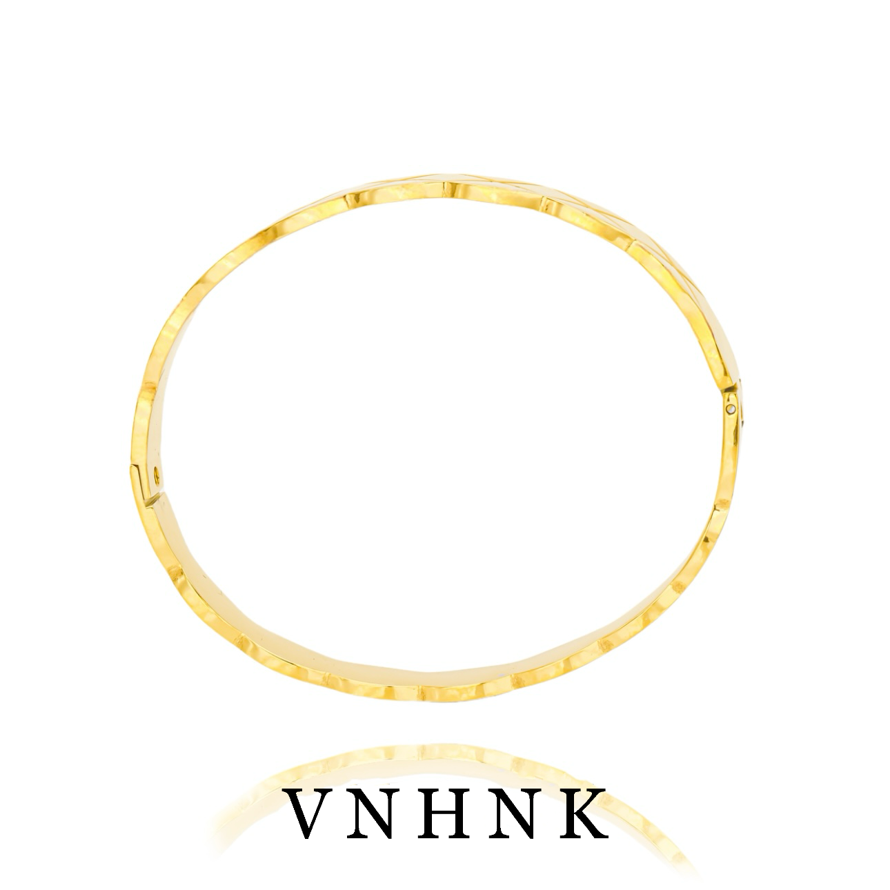 钛钢手镯 美可儿  C531  金色(58x48mm）时尚气质手镯