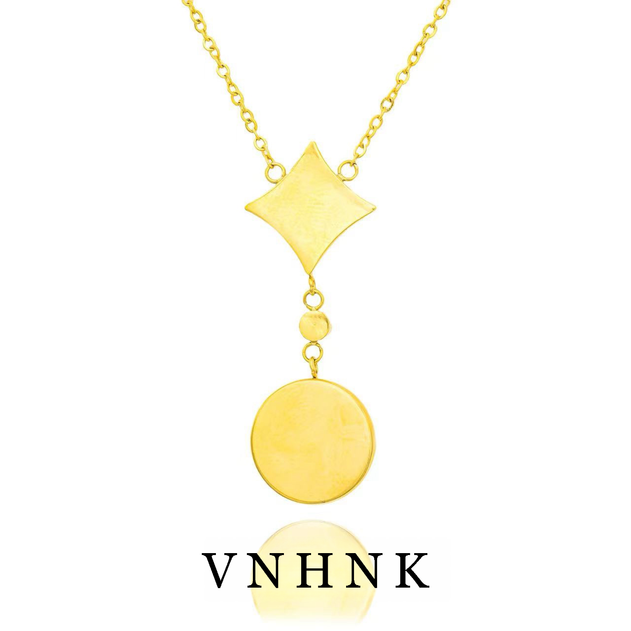 钛钢项链 美可儿   B350   金色(45cm)时尚气质项链