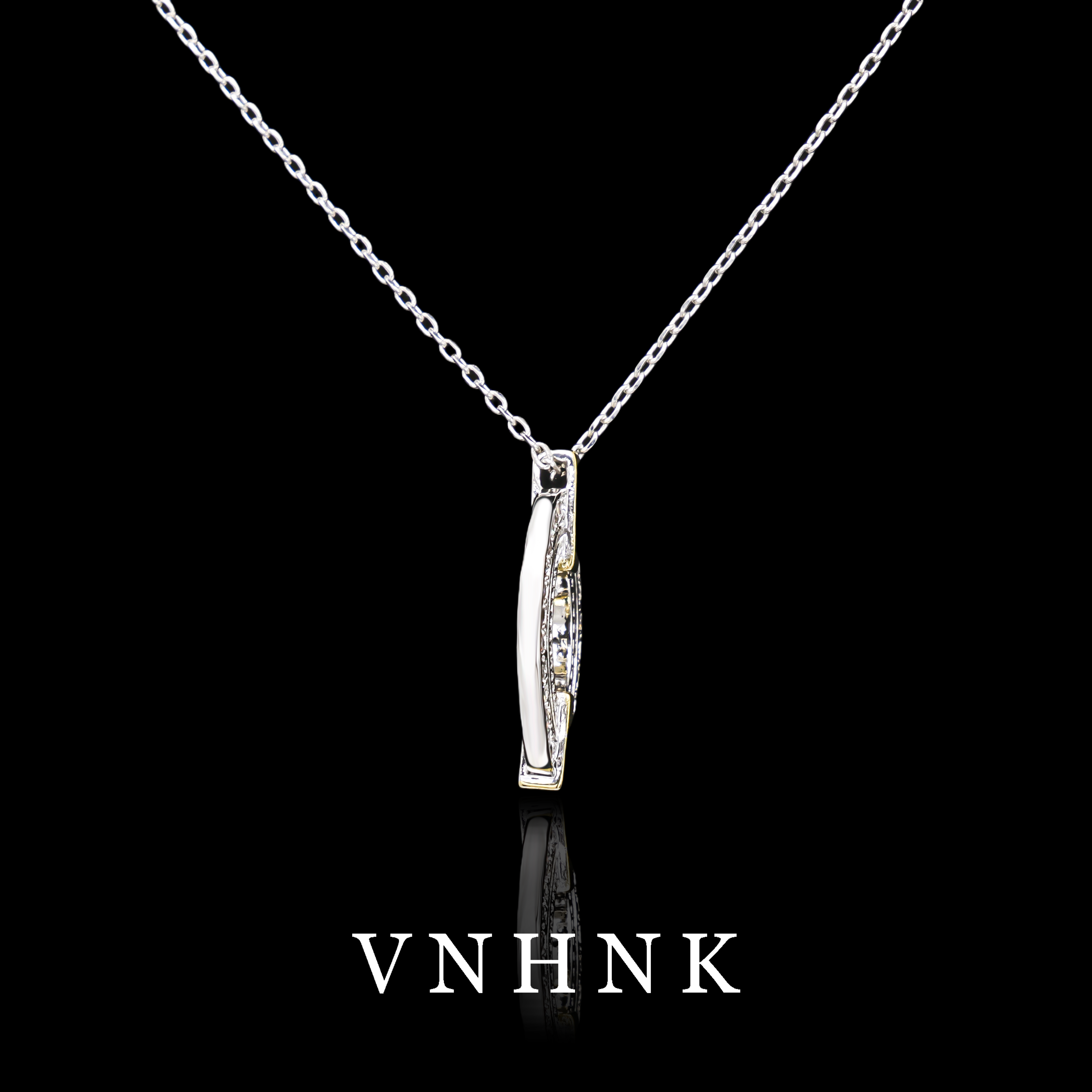 铜合金项链 美可儿   E198   银色(46cm)时尚气质项链