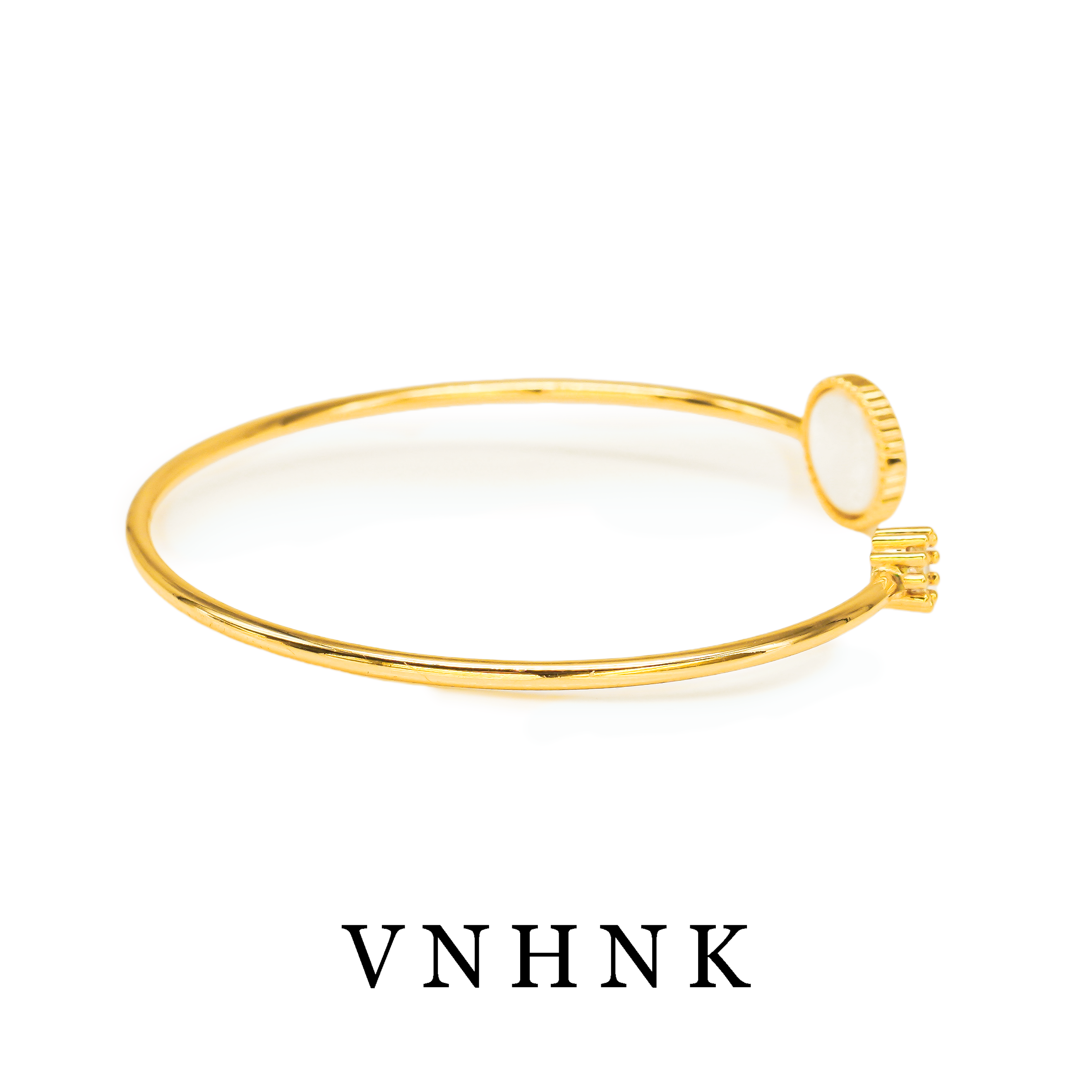 铜合金合成锆石手镯 美可儿   B695   金色气质时尚百搭手镯