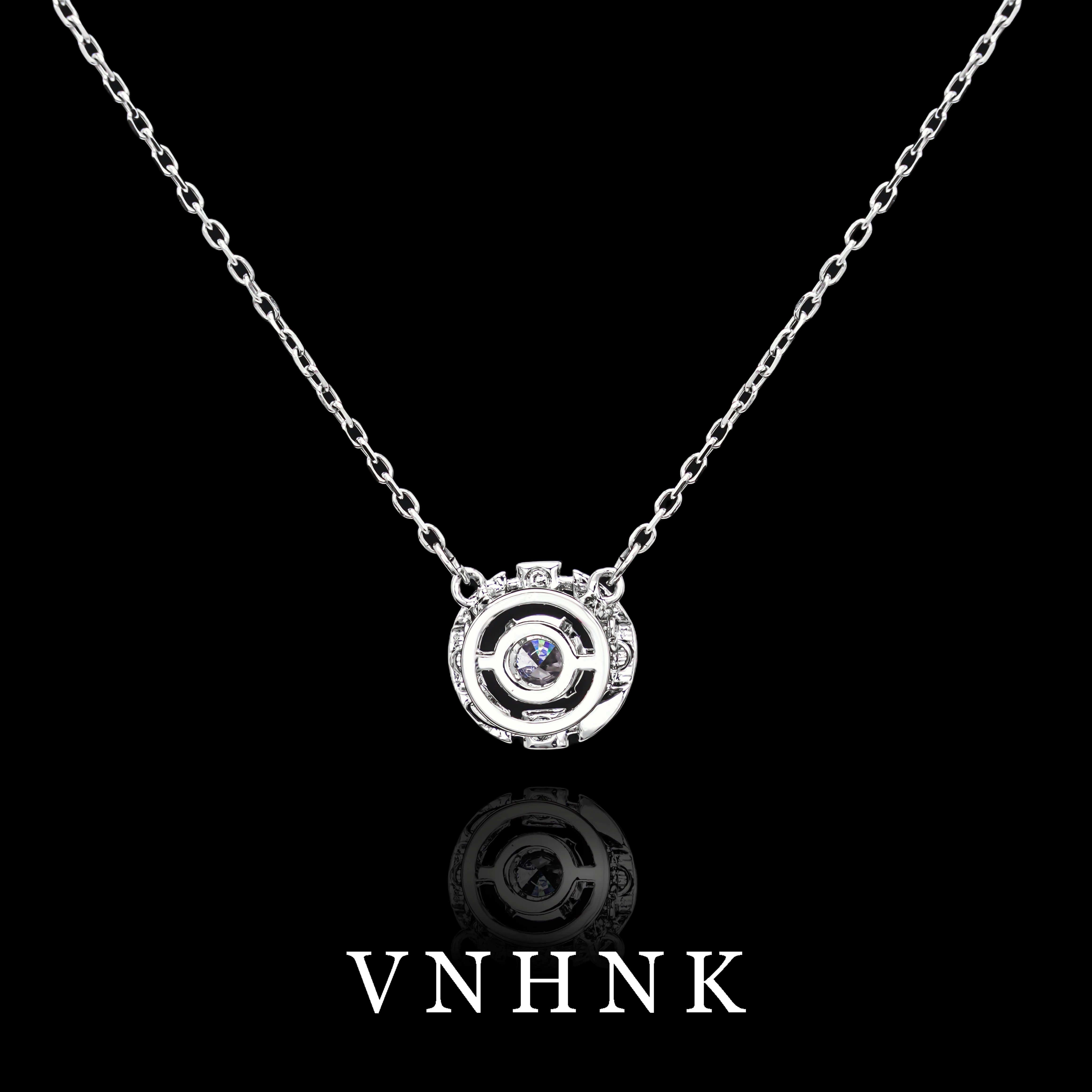 铜合金项链 美可儿   R157   银色（47cm）时尚气质项链