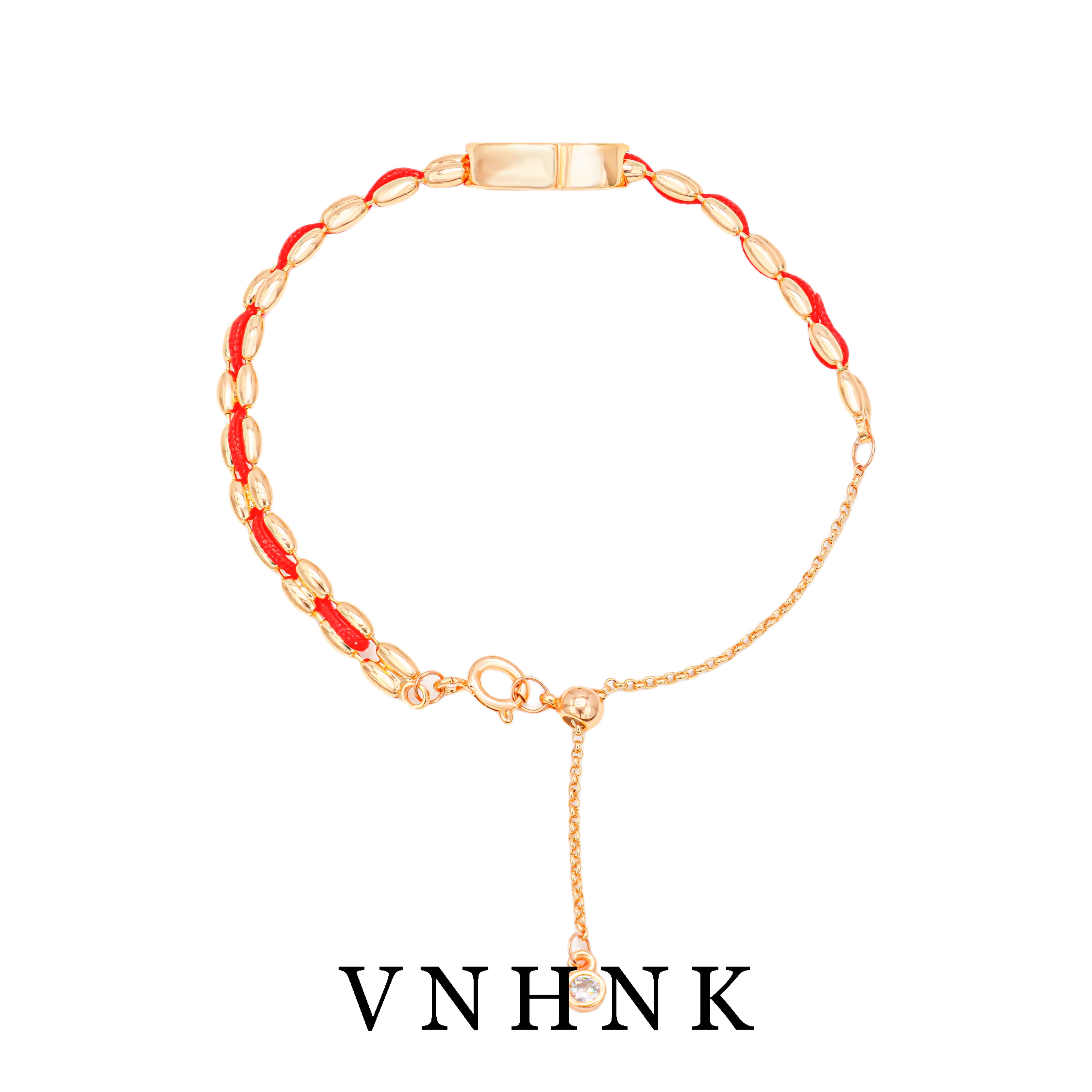 铜合金布艺手链 美可儿   D515   玫瑰色（21cm）时尚气质手链