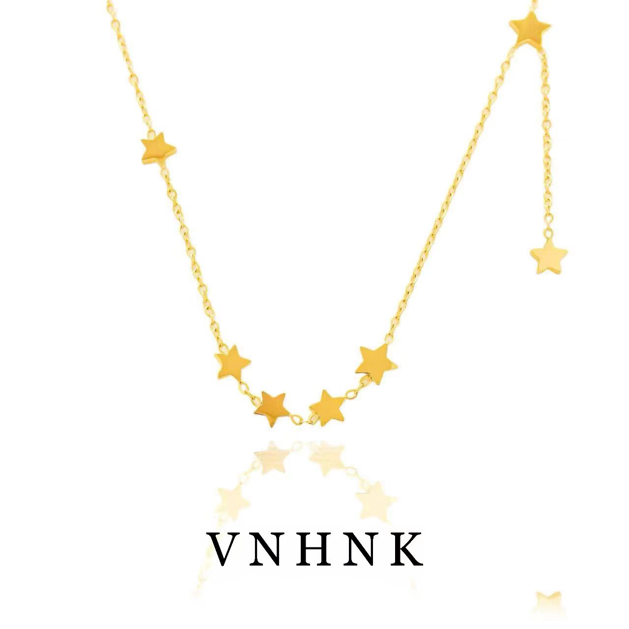 钛钢项链 美可儿  A154   金色（48cm）气质时尚百搭项链