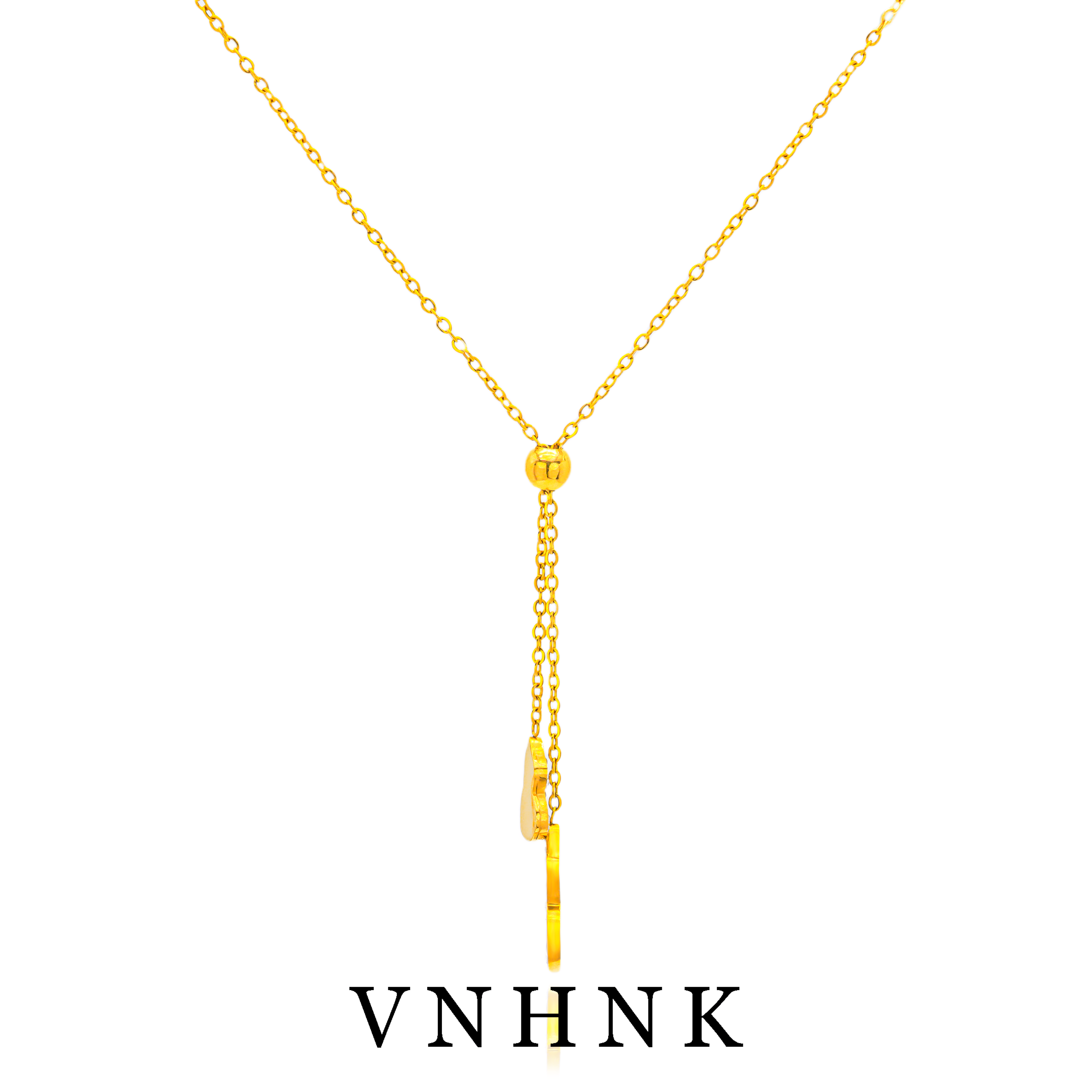 钛钢项链 美可儿   D649   金色（48cm）时尚气质项链