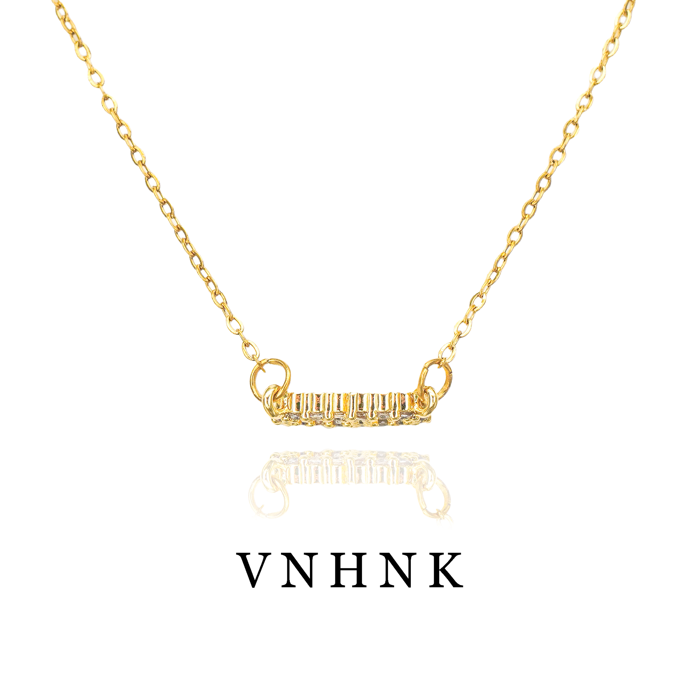 钛钢项链 美可儿   E346   金色(50cm)气质项链