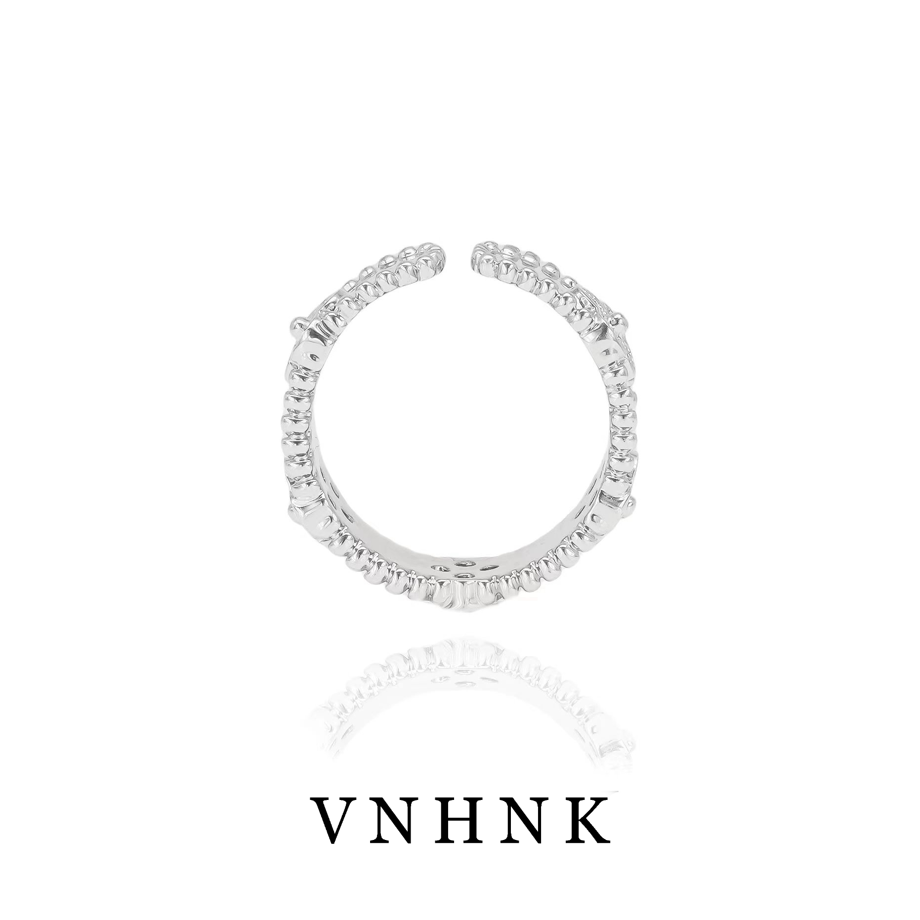 铜合金合成锆石戒指 美可儿   M399   银色时尚气质百搭戒指