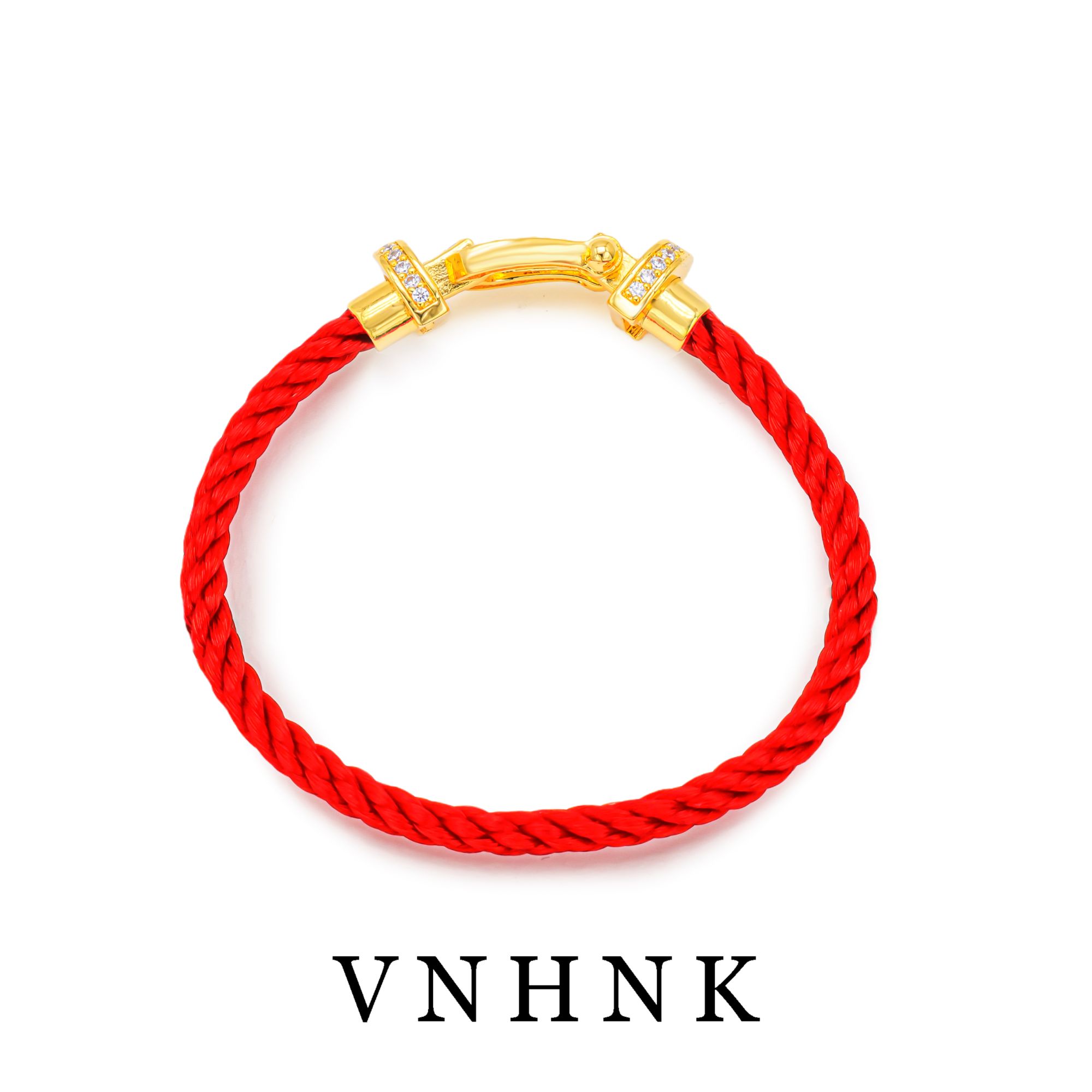 铜合金合成锆石手链 美可儿   R56   红色（18cm）时尚气质手链预售