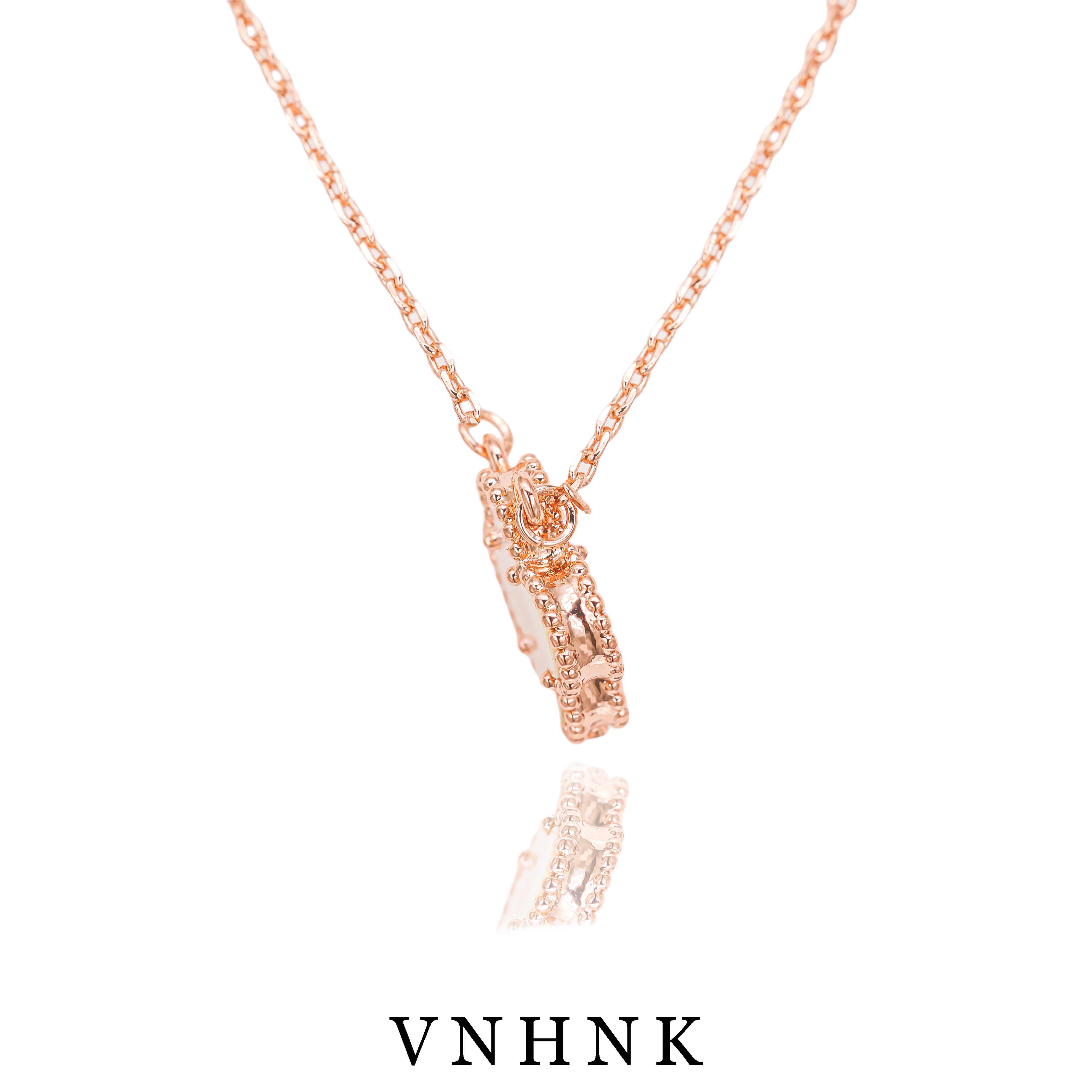 铜合金项链 美可儿   B594   玫瑰色(48cm)时尚气质项链