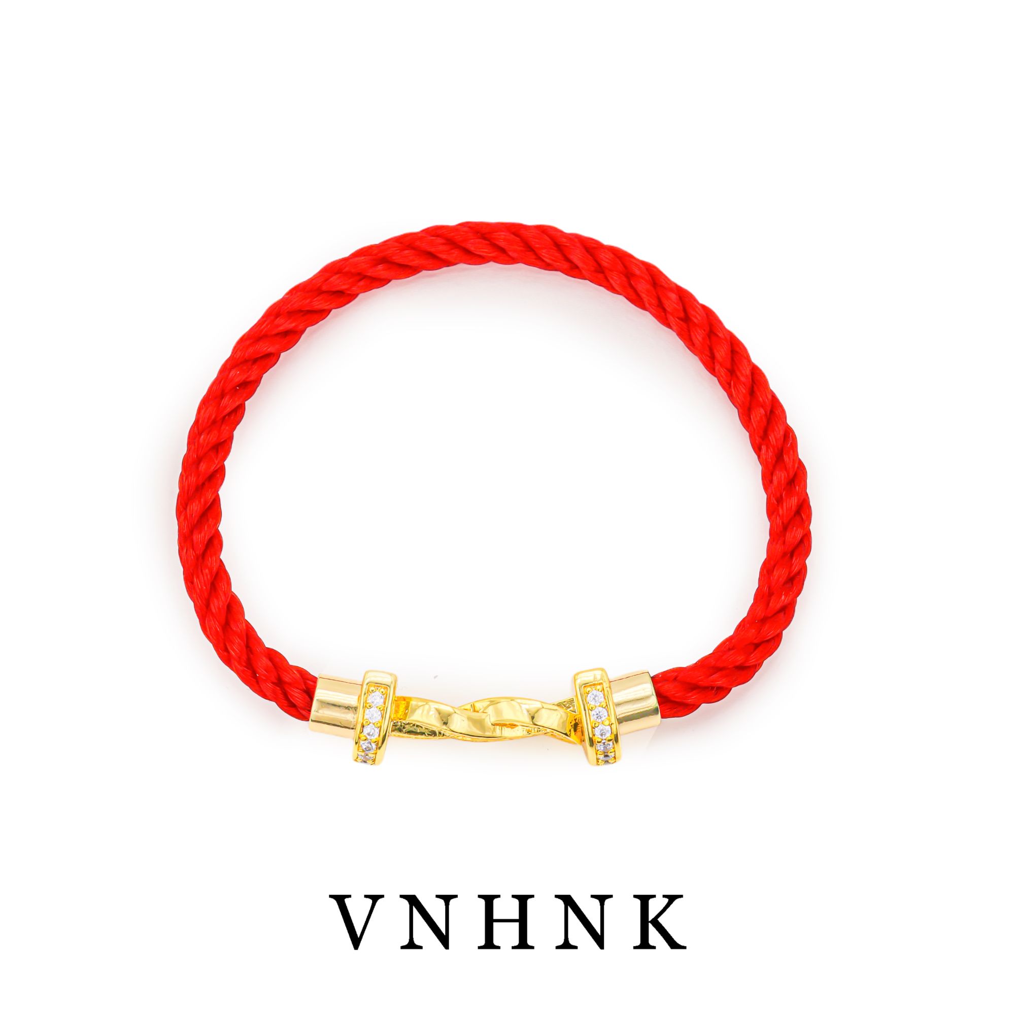 铜合金合成锆石手链 美可儿    S460  红色（18cm）时尚个性手链