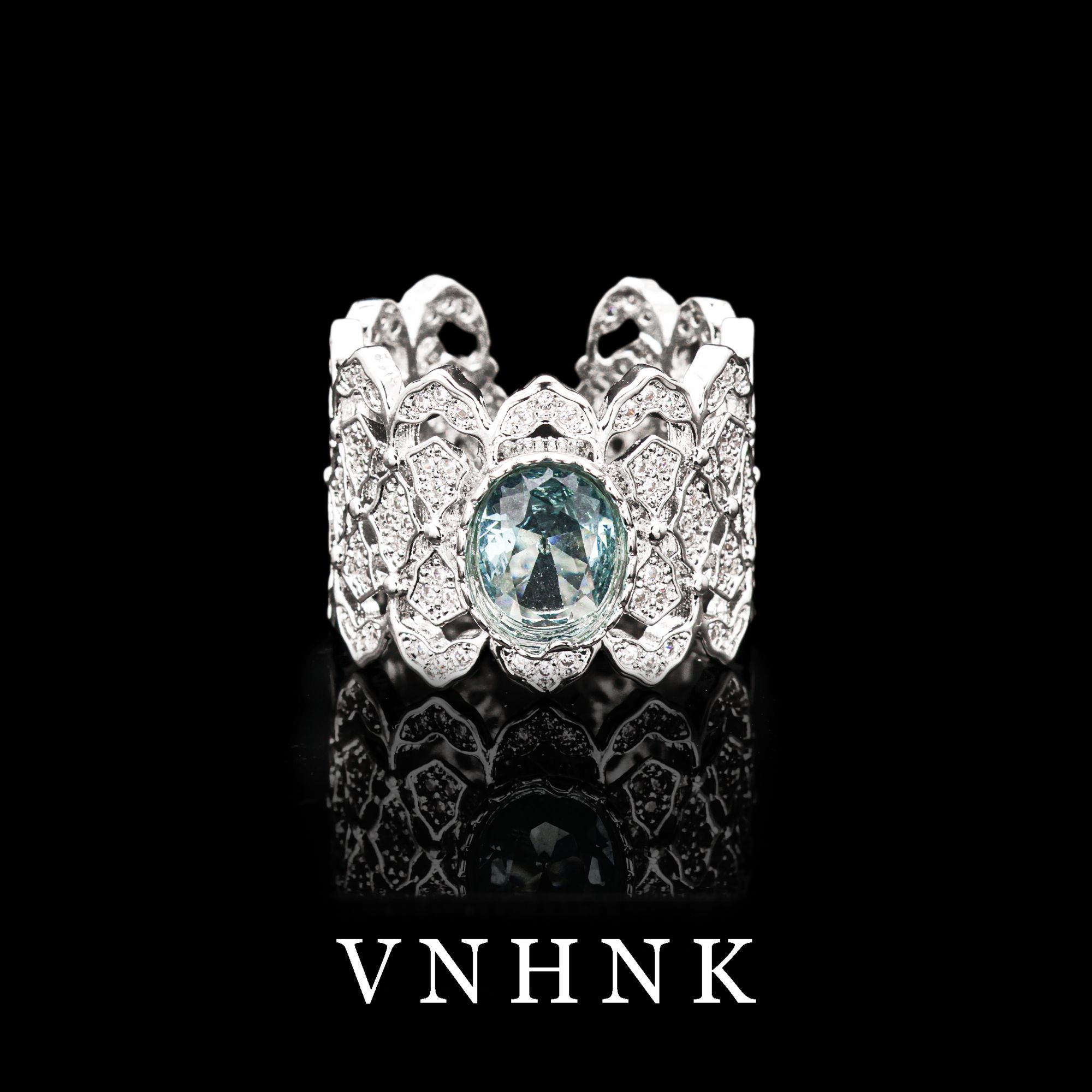 铜合金合成锆石戒指 美可儿   D121   银色时尚气质百搭戒指