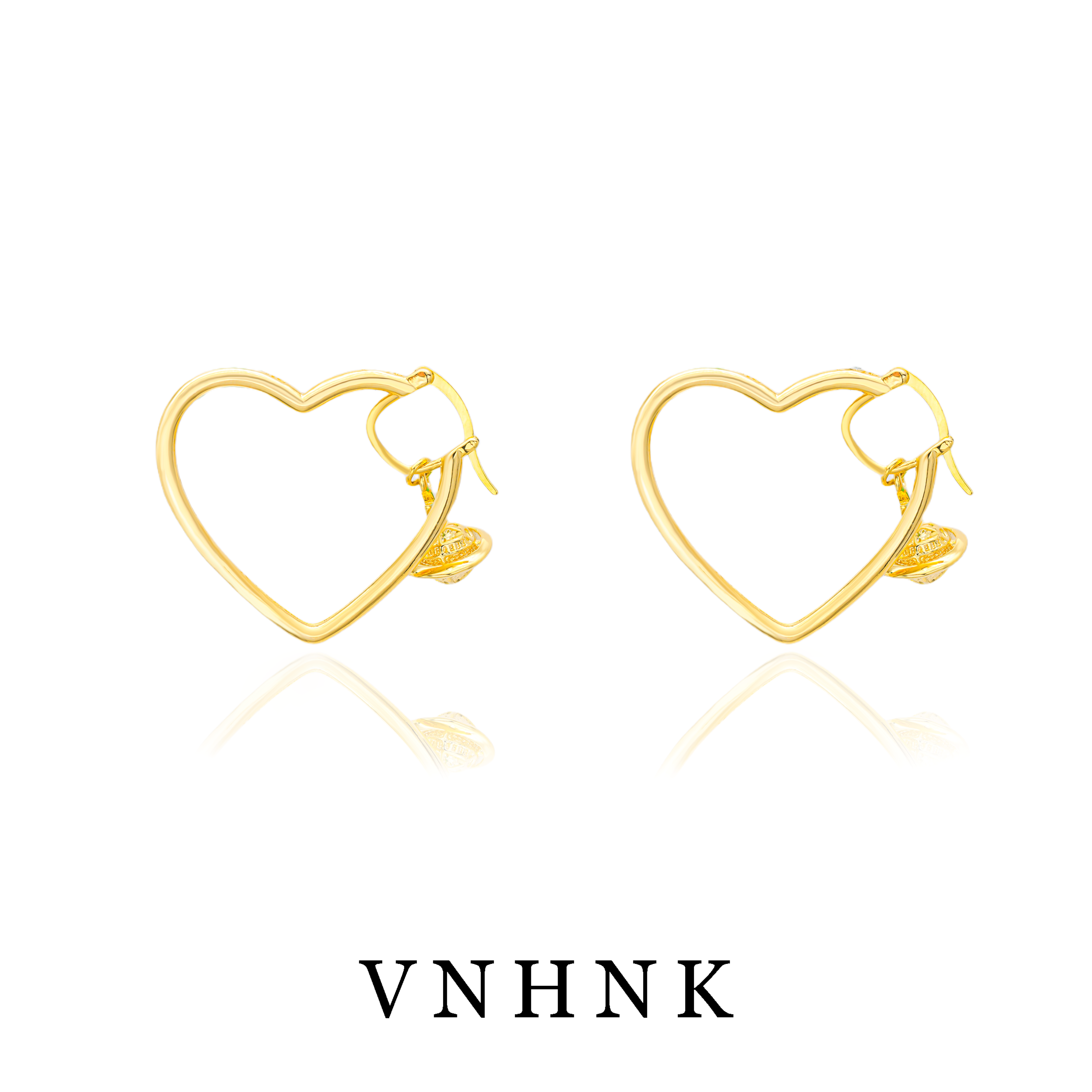 铜合金耳饰 美可儿   G220     金色气质时尚耳环